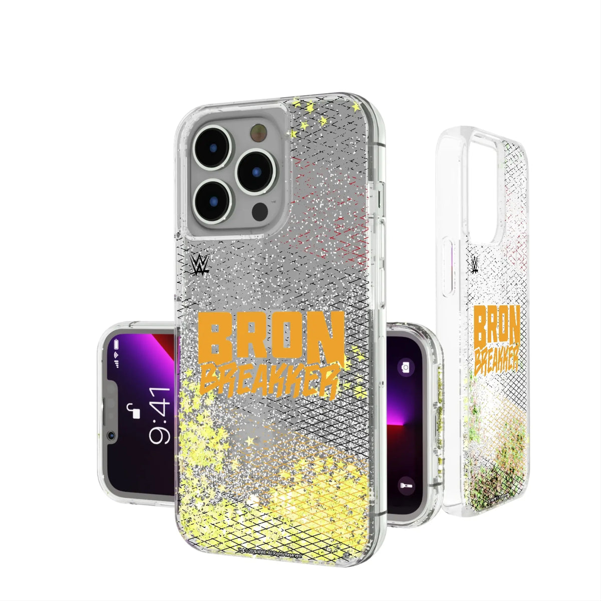 Bron Breakker Steel iPhone Glitter Phone Case for Apple iPhone#Device_iPhone 13 Pro