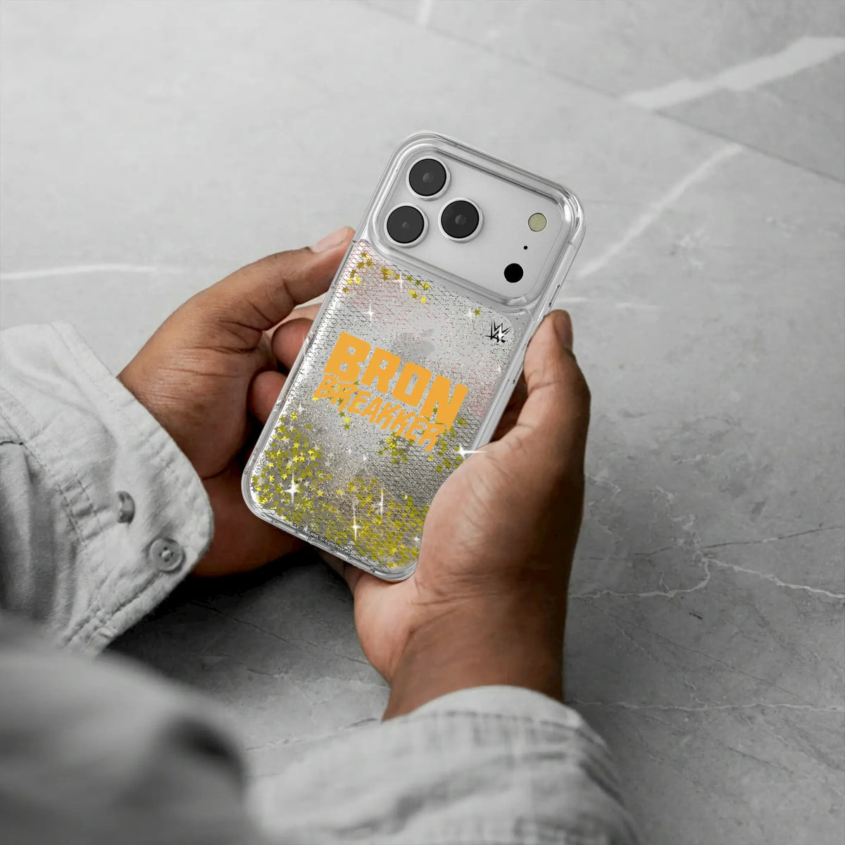 Bron Breakker Steel iPhone Glitter Phone Case for Apple iPhone - Lifestyle#Device_iPhone 17 Pro