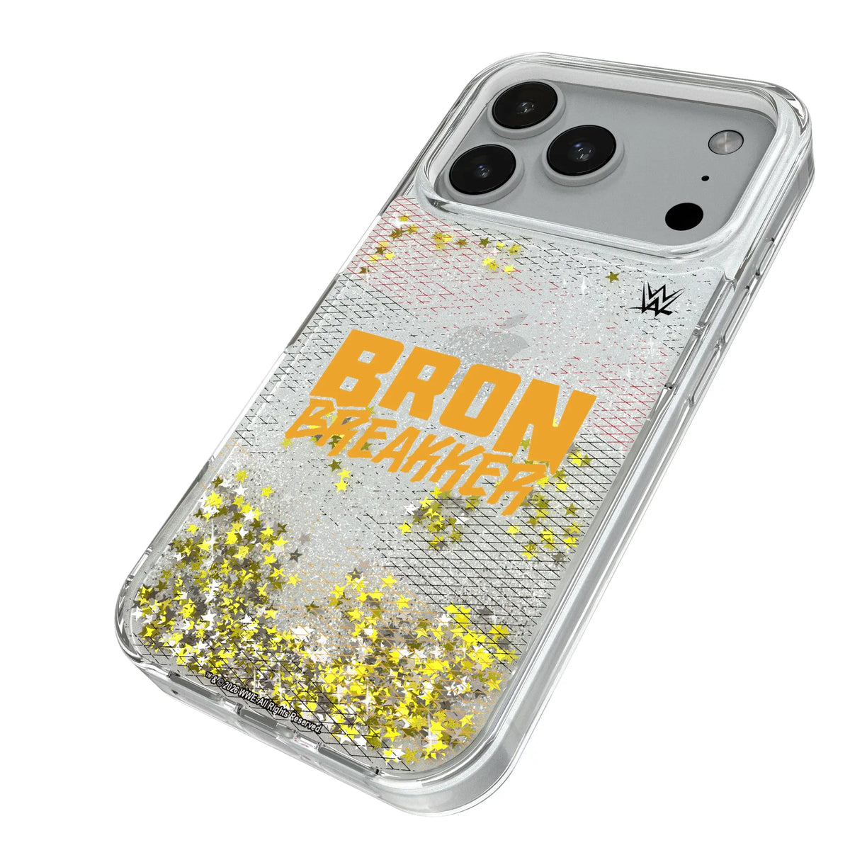 Bron Breakker Steel iPhone Glitter Phone Case for Apple iPhone - Isometric View#Device_iPhone 18 Pro