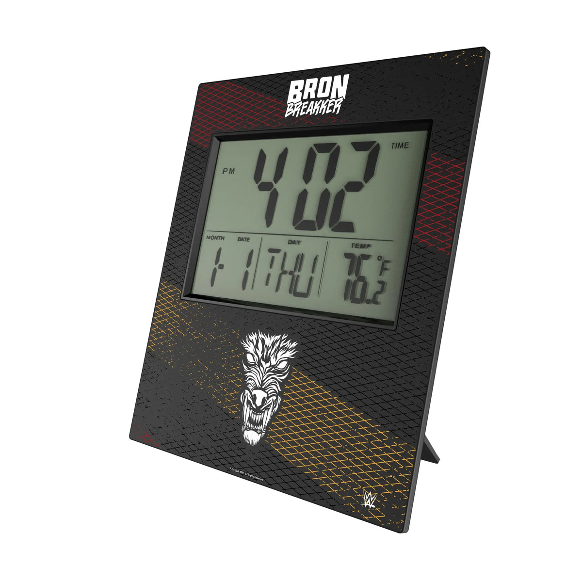 Bron Breakker Steel Wall Clock