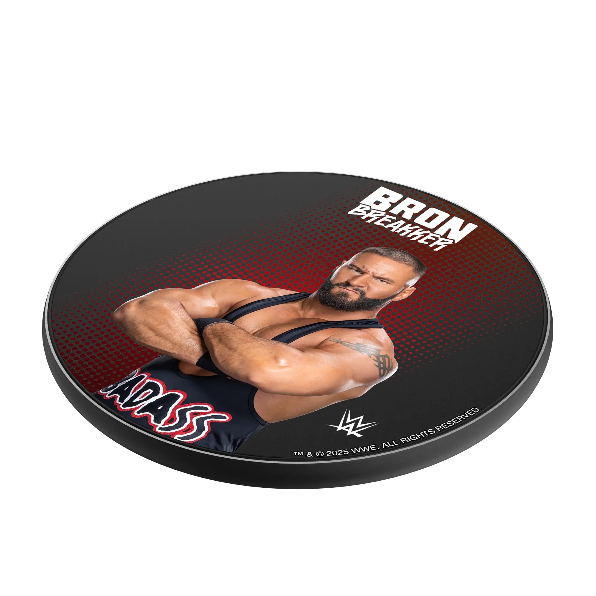 Bron Breakker Superstar 15-Watt Wireless Charger - Isometric View