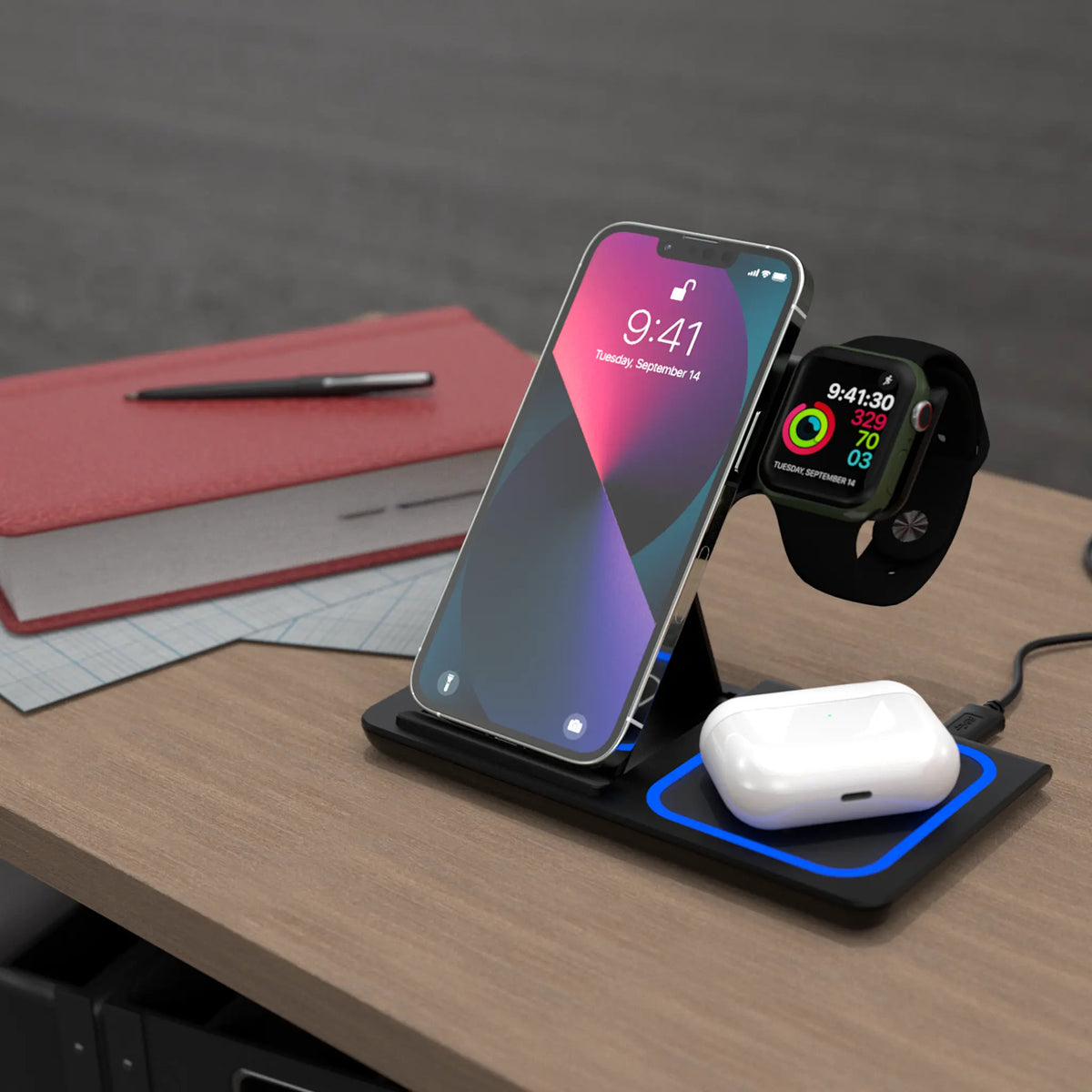 Bron Breakker Superstar 3 in 1 Charging Station - Lifestyle