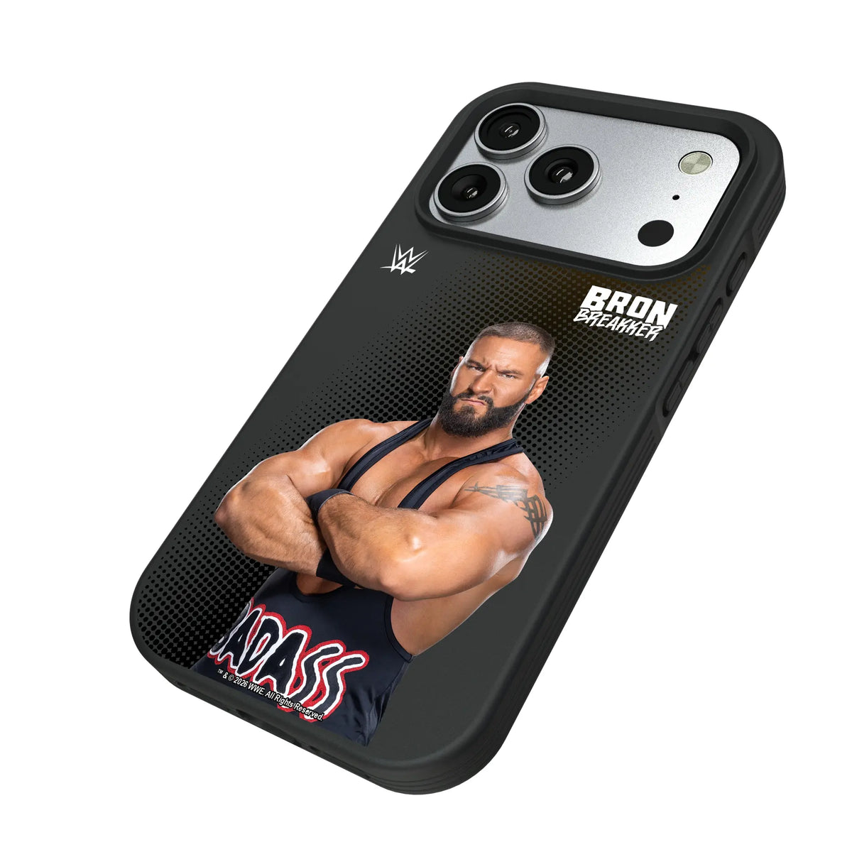 Bron Breakker Superstar iPhone Bump Phone Case for Apple iPhone - Isometric View#Device_iPhone 17 Pro