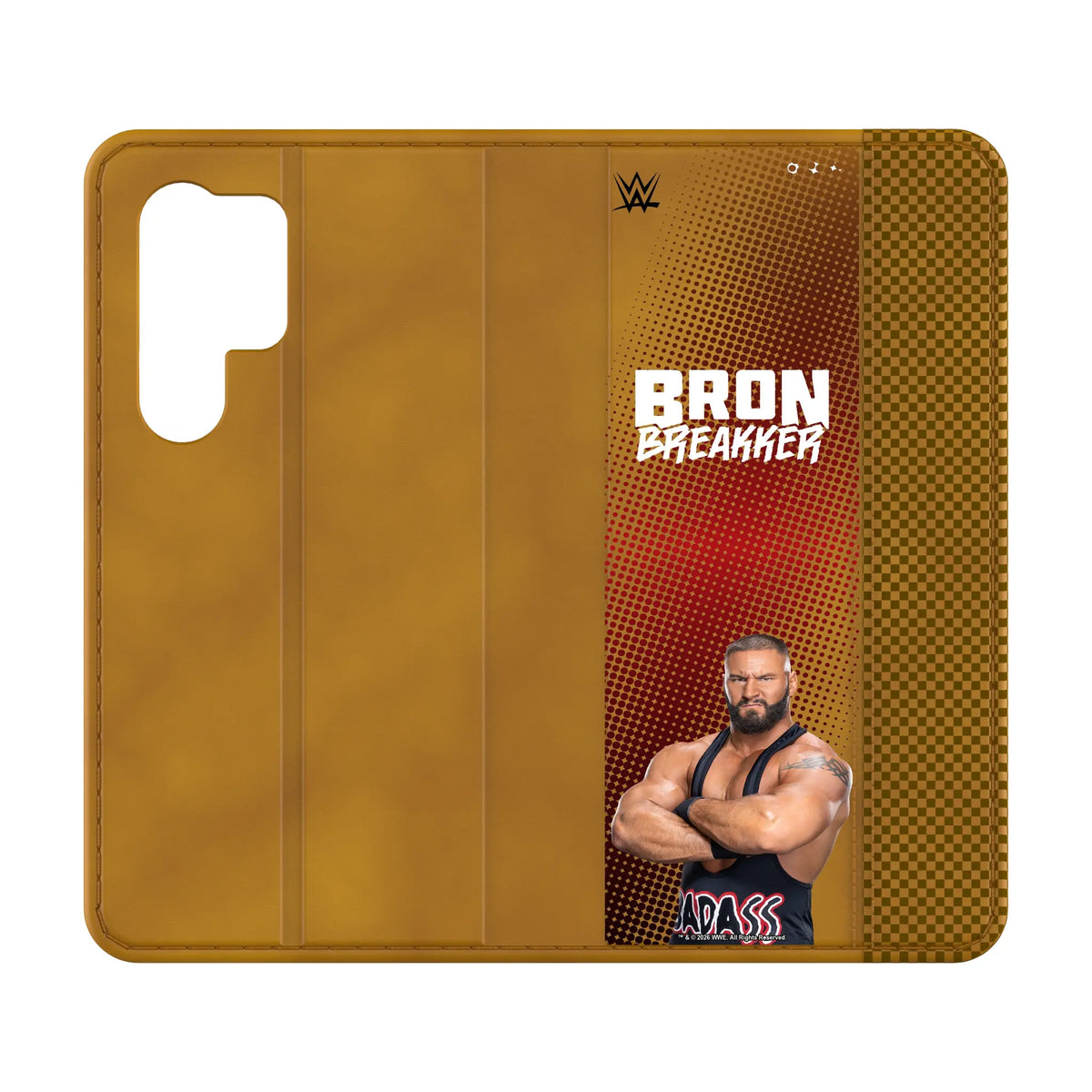 Bron Breakker Superstar Galaxy Folio Phone Case for Samsung Galaxy