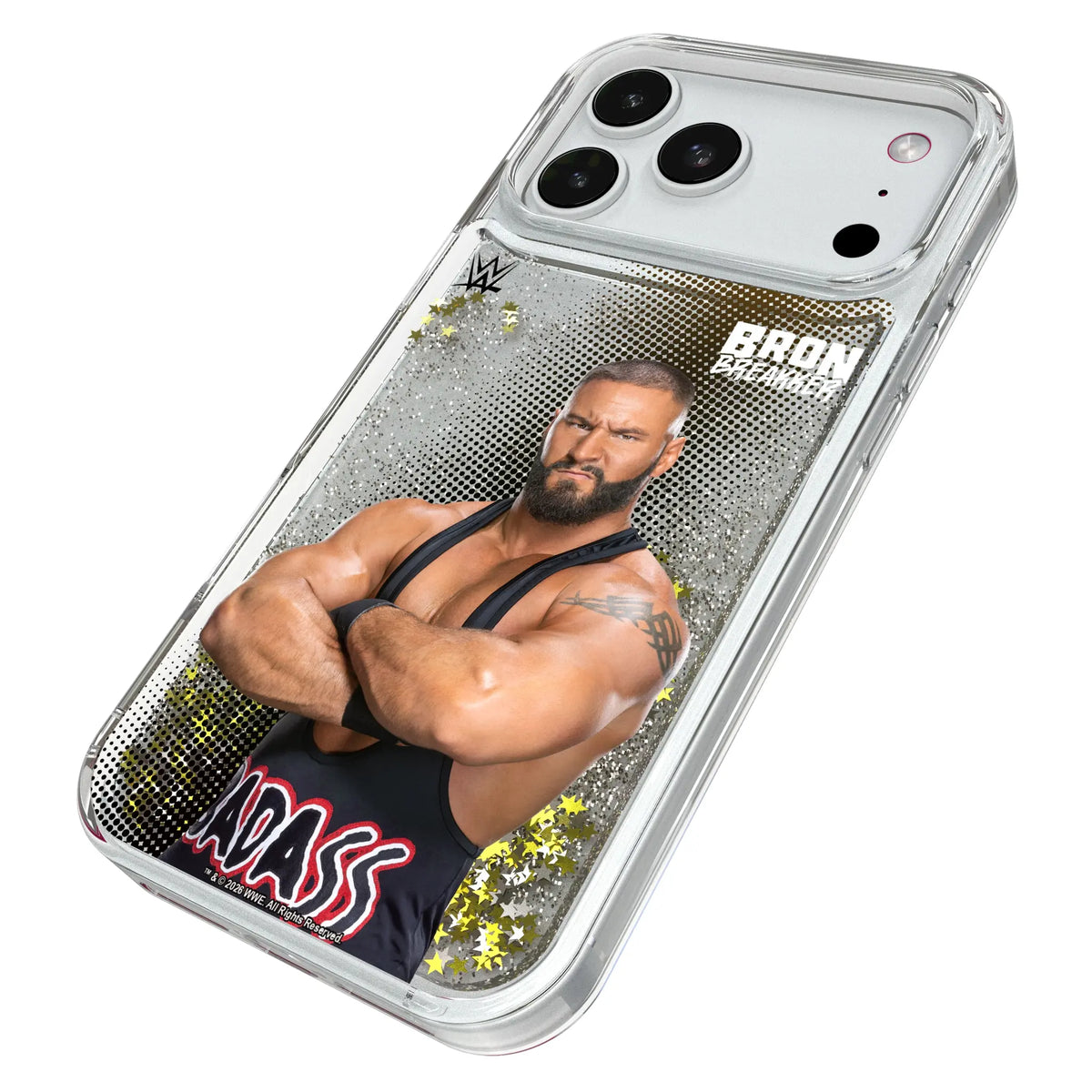 Bron Breakker Superstar iPhone Glitter Phone Case for Apple iPhone - Isometric View#Device_iPhone 18 Pro Max