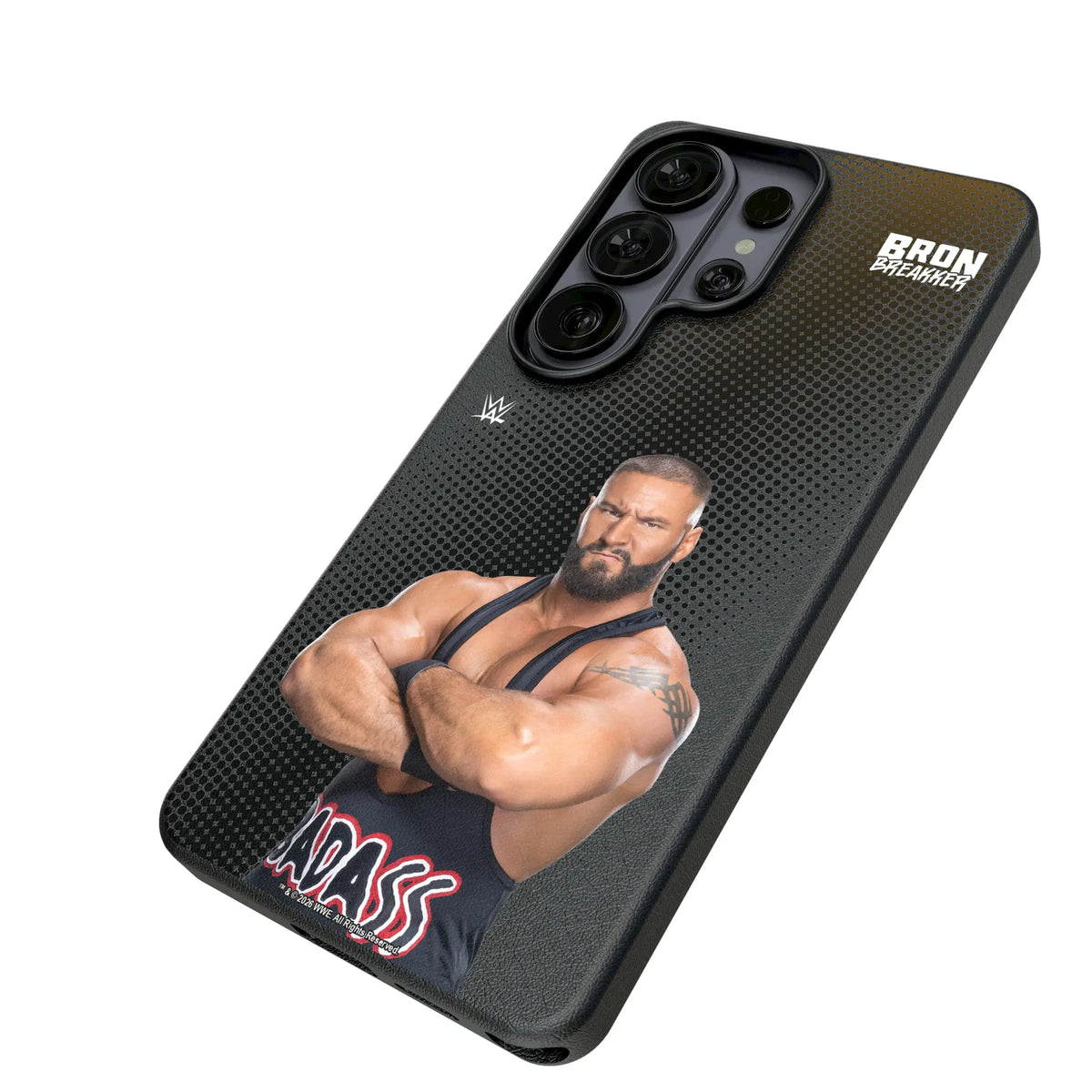 Bron Breakker Superstar Galaxy MagSafe Compatible Phone Case for Samsung Galaxy - Isometric View#Device_Galaxy S26 Ultra