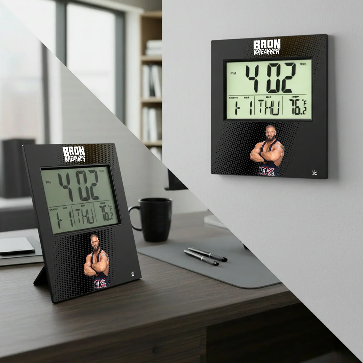 Bron Breakker Superstar Wall Clock - Lifestyle
