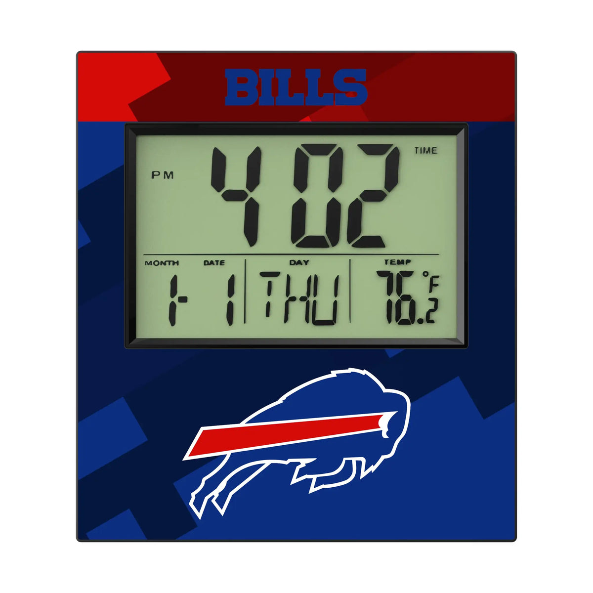 Buffalo Bills Color Block Wall Clock