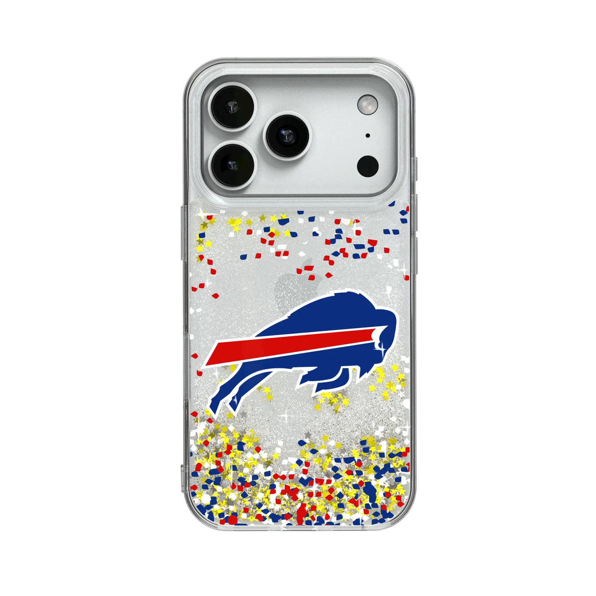Buffalo Bills Confetti Glitter Phone Case for Apple iPhone