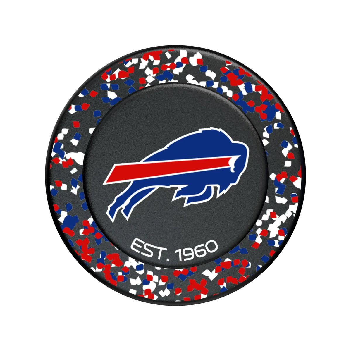 Buffalo Bills Confetti Popsockets Round Magnetic