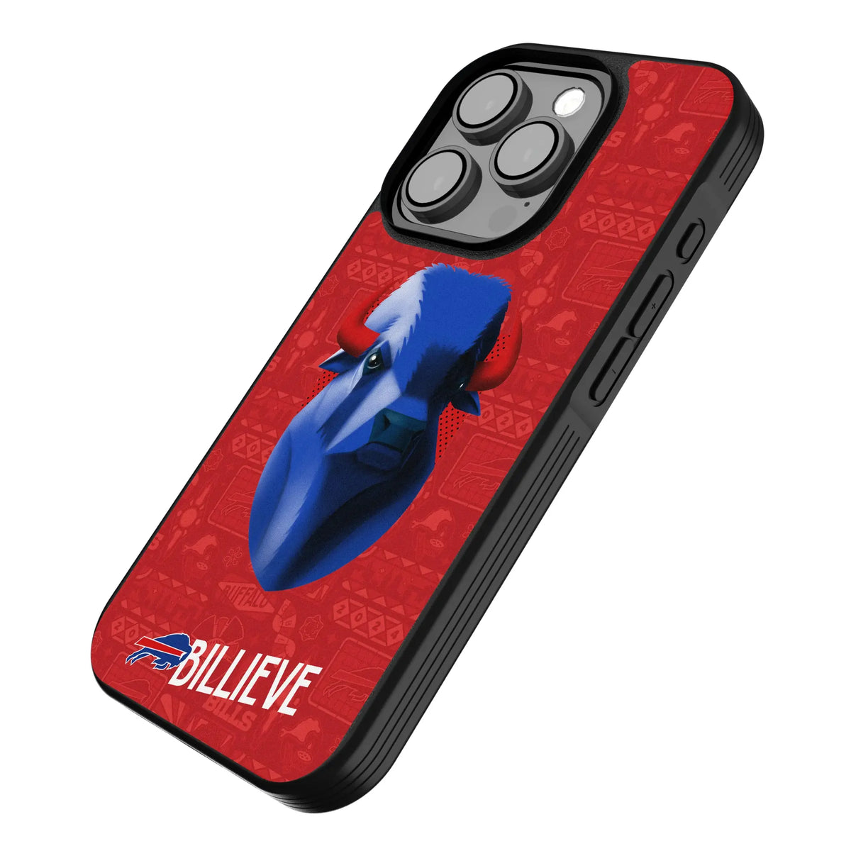 Buffalo Bills Deco iPhone Bump Phone Case for Apple iPhone - Isometric View