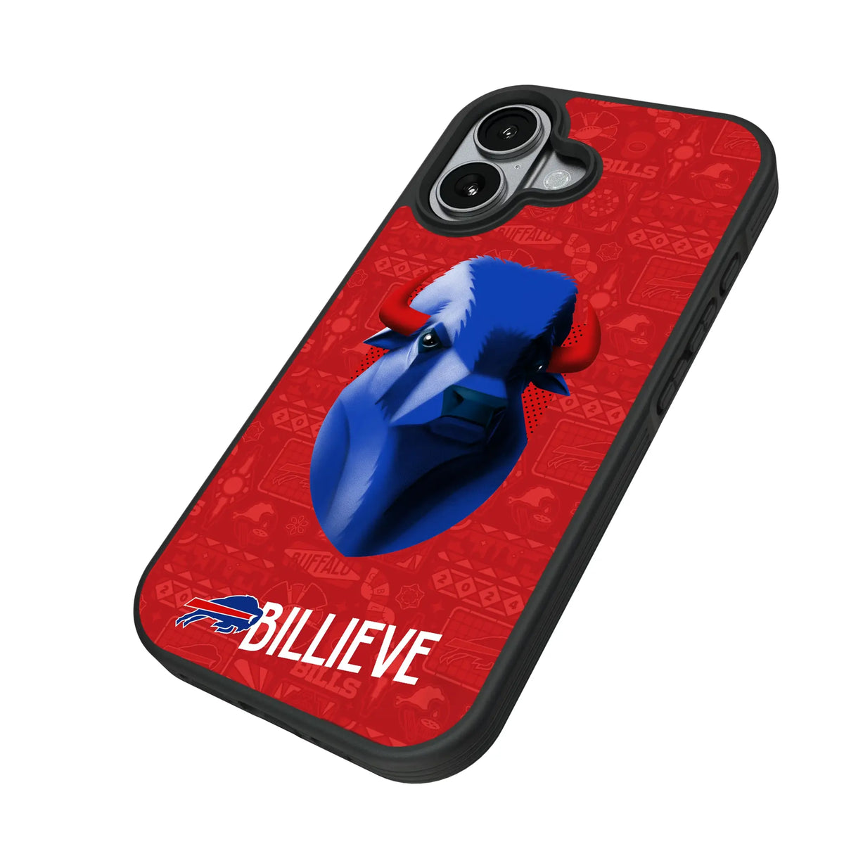 Buffalo Bills Deco iPhone Bump Phone Case for Apple iPhone - Isometric View#Device_iPhone 17