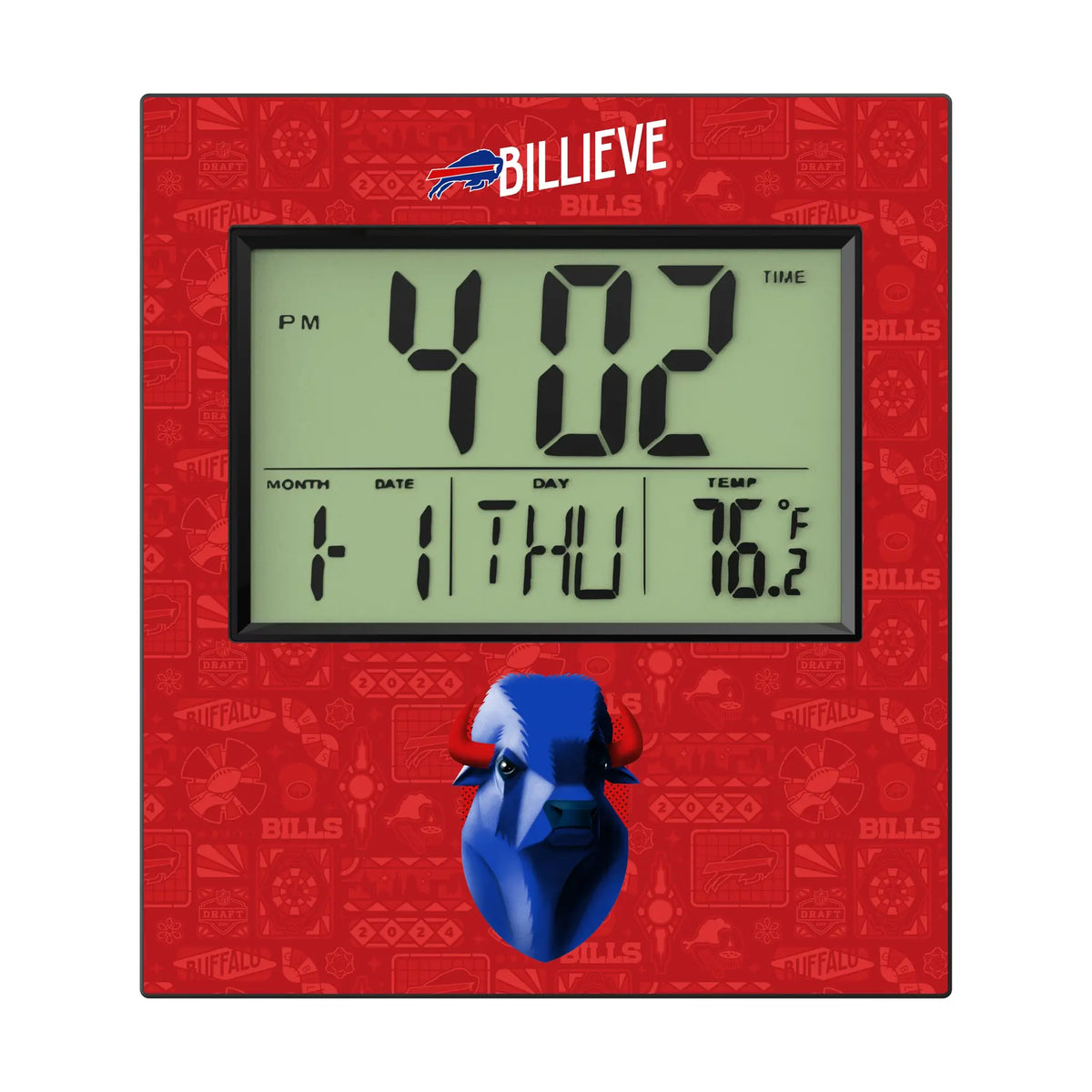 Buffalo Bills Deco Wall Clock