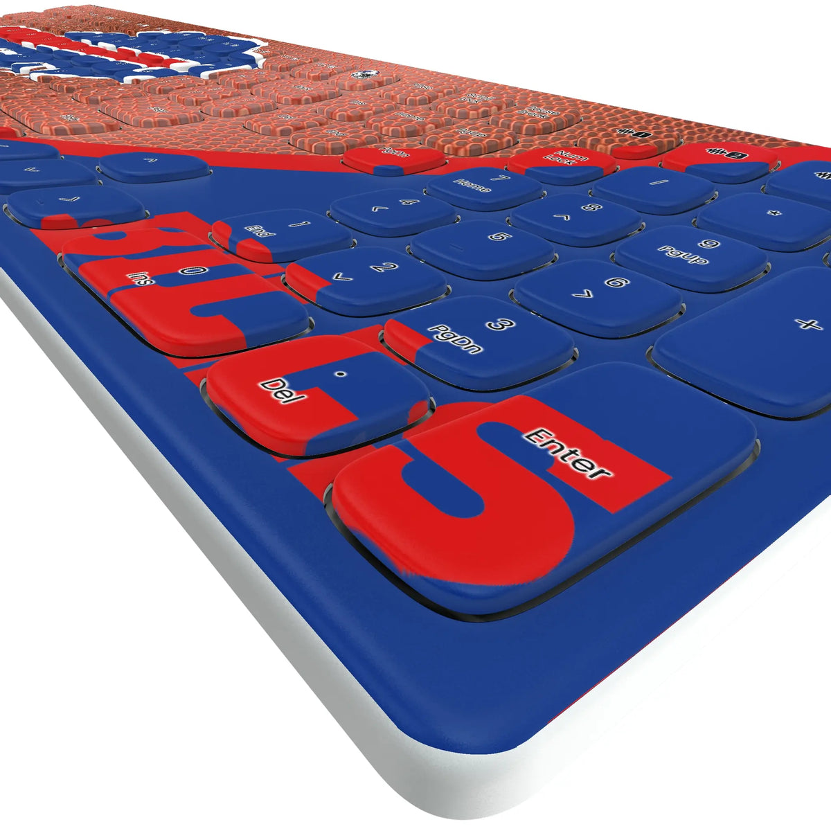 Buffalo Bills Football KKB605 Curved Wireless Keyboard - Detail