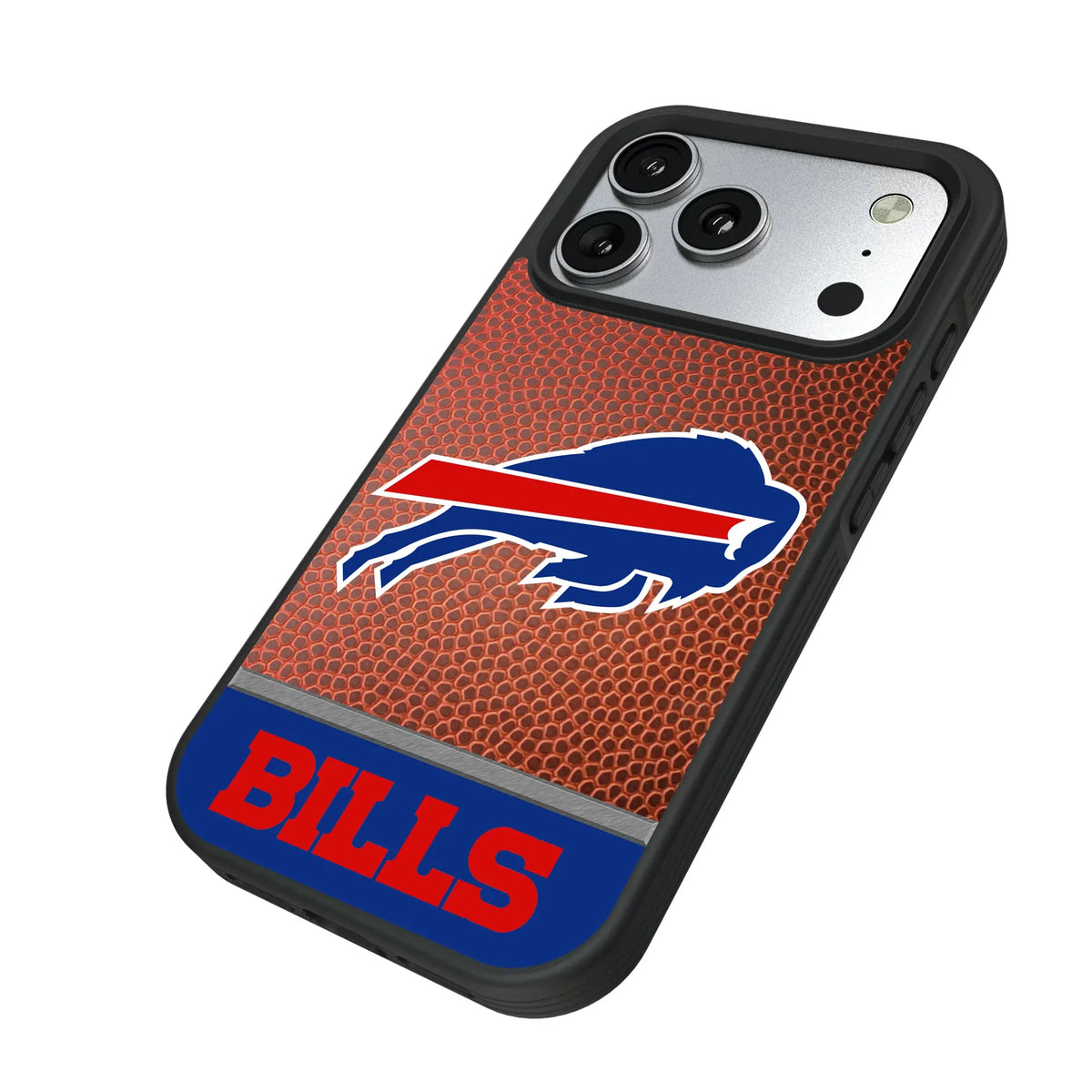 Buffalo Bills Football Wordmark iPhone Bump Phone Case for Apple iPhone - Isometric View#Device_iPhone 17 Pro