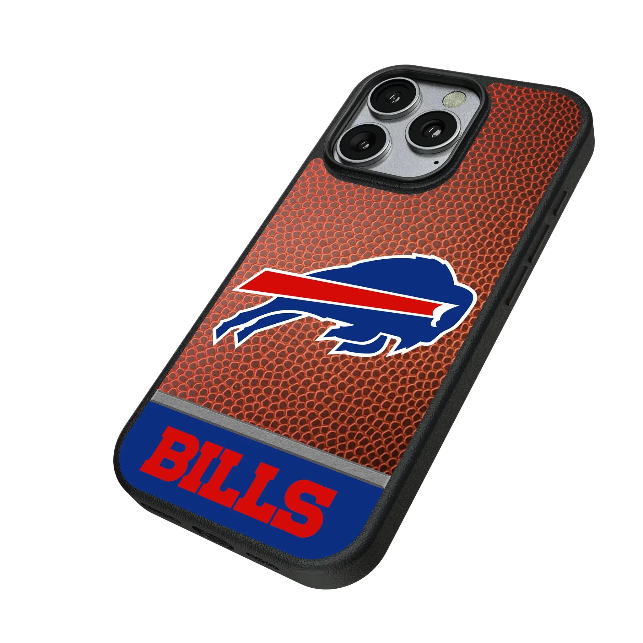 Buffalo Bills Football Wordmark iPhone MagSafe Compatible Phone Case for Apple iPhone - Isometric View