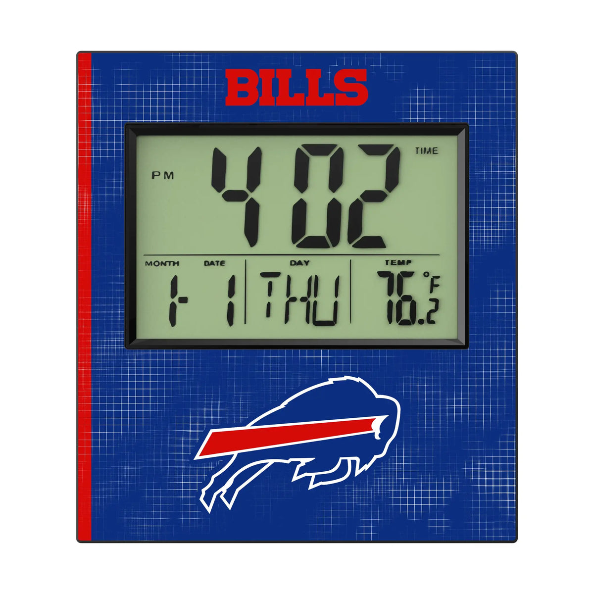 Buffalo Bills Hatch Wall Clock