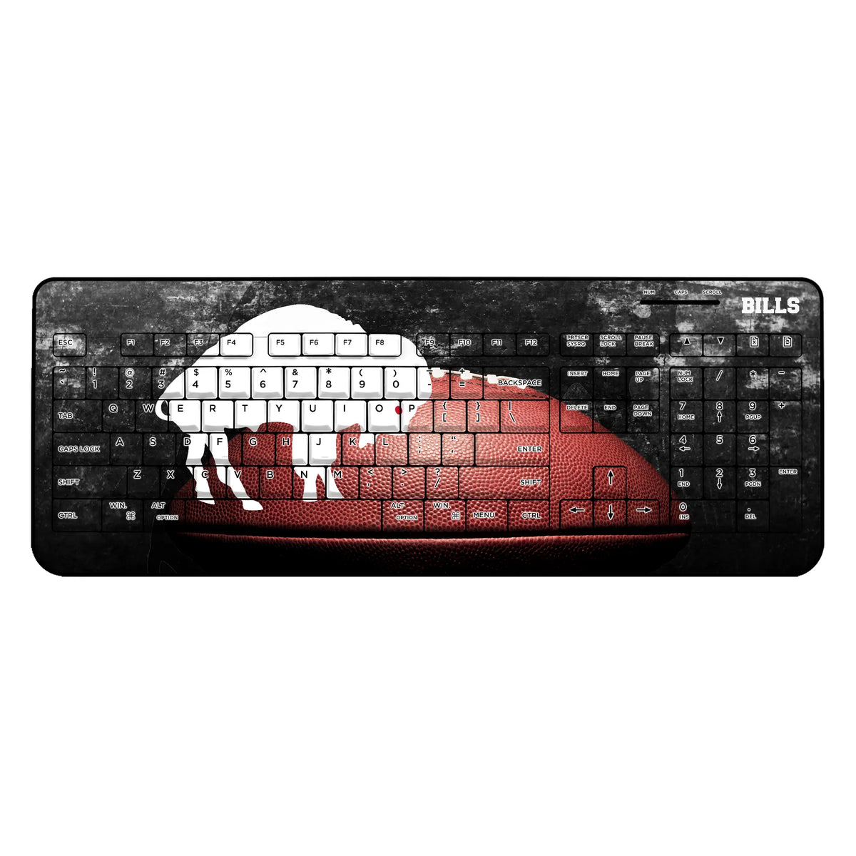 Buffalo Bills Historic Collection Legendary Wireless USB Keyboard