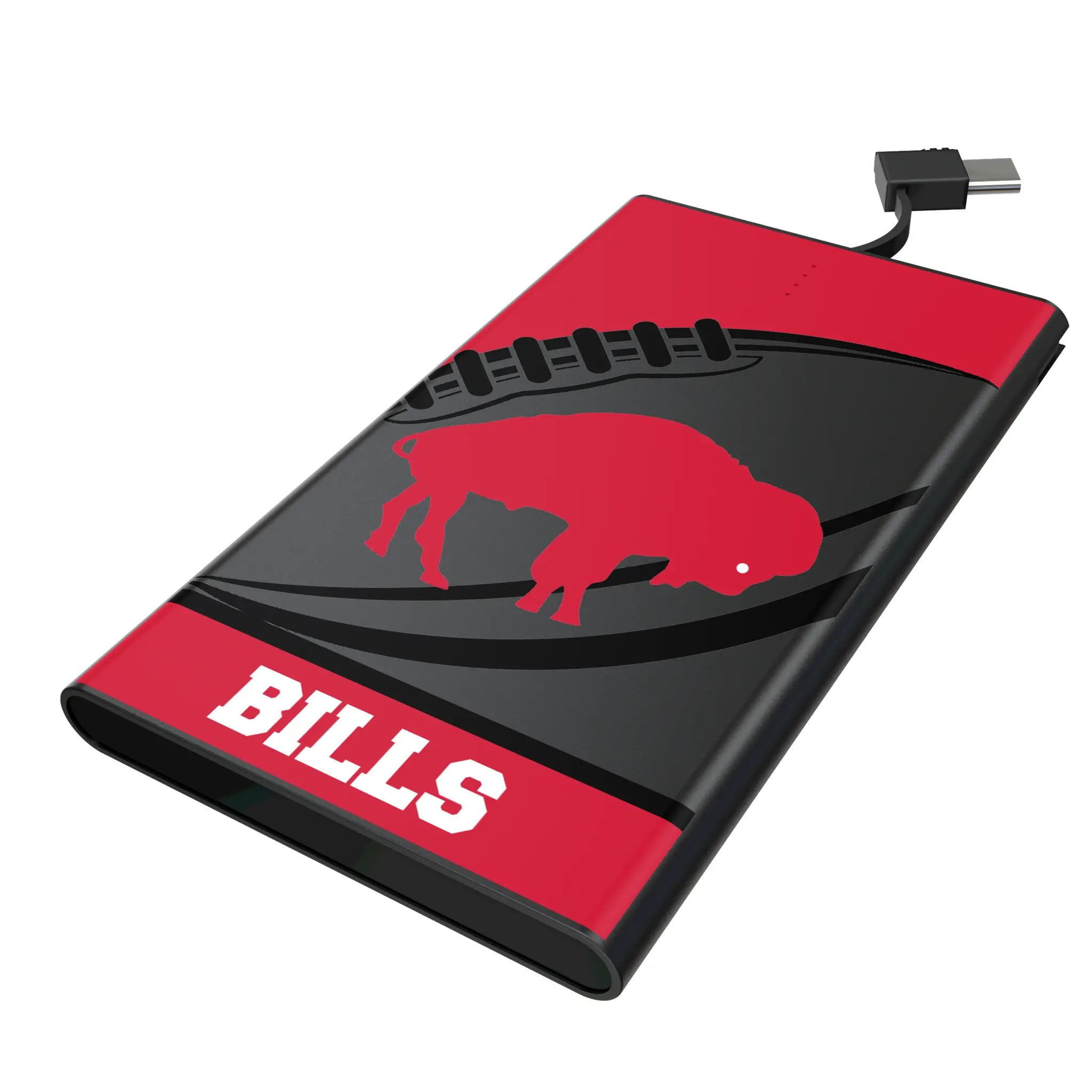 Buffalo Bills Historic Collection Passtime 5000mAh Flat Power Bank