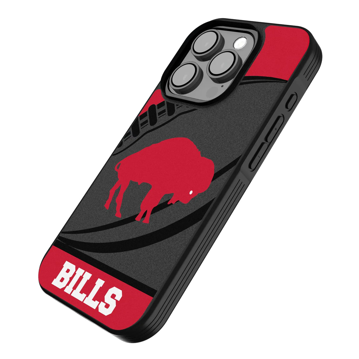 Buffalo Bills Historic Collection Passtime iPhone Bump Phone Case for Apple iPhone - Isometric View
