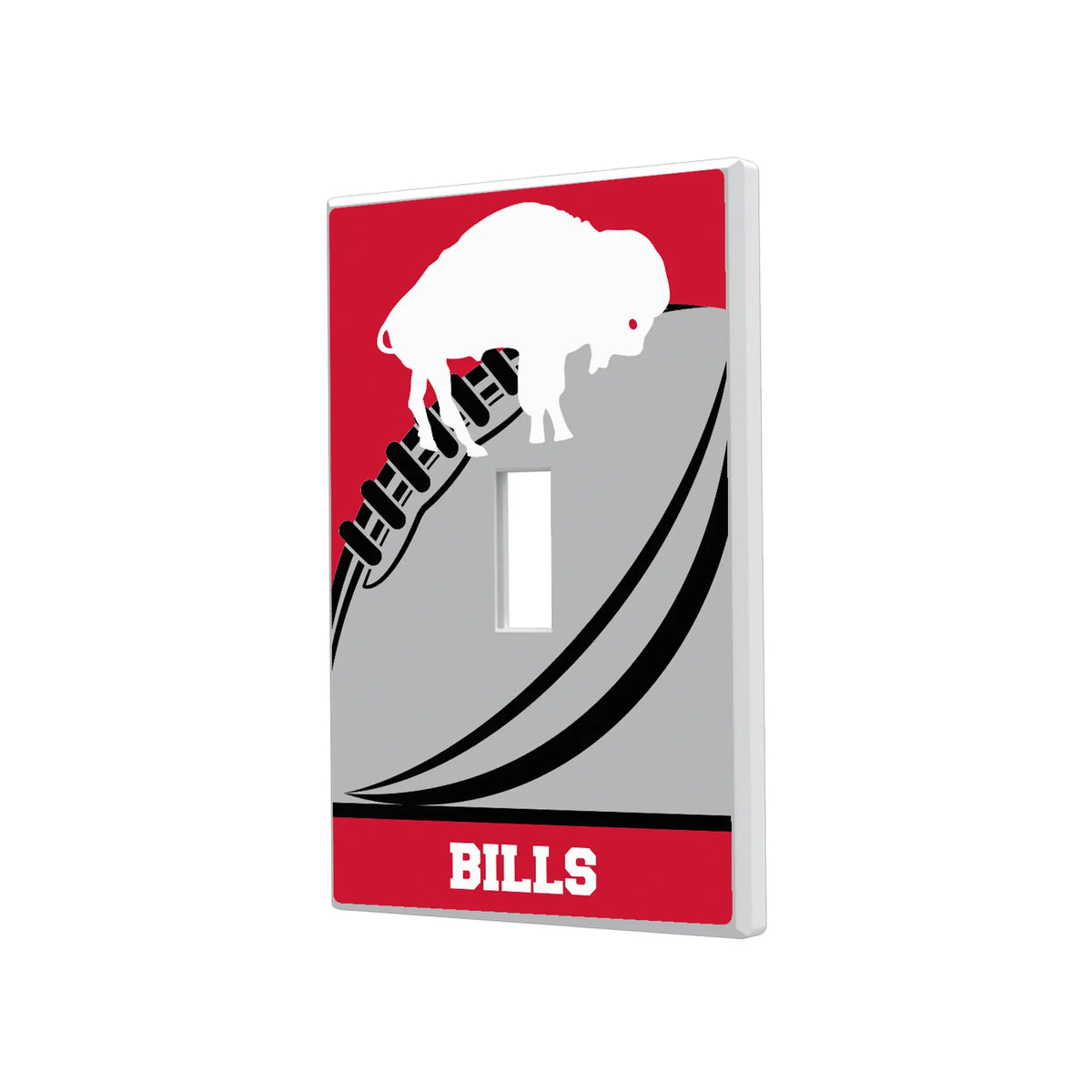 Buffalo Bills Historic Collection Passtime Hidden-Screw Light Switch Plate#Style_Single Toggle