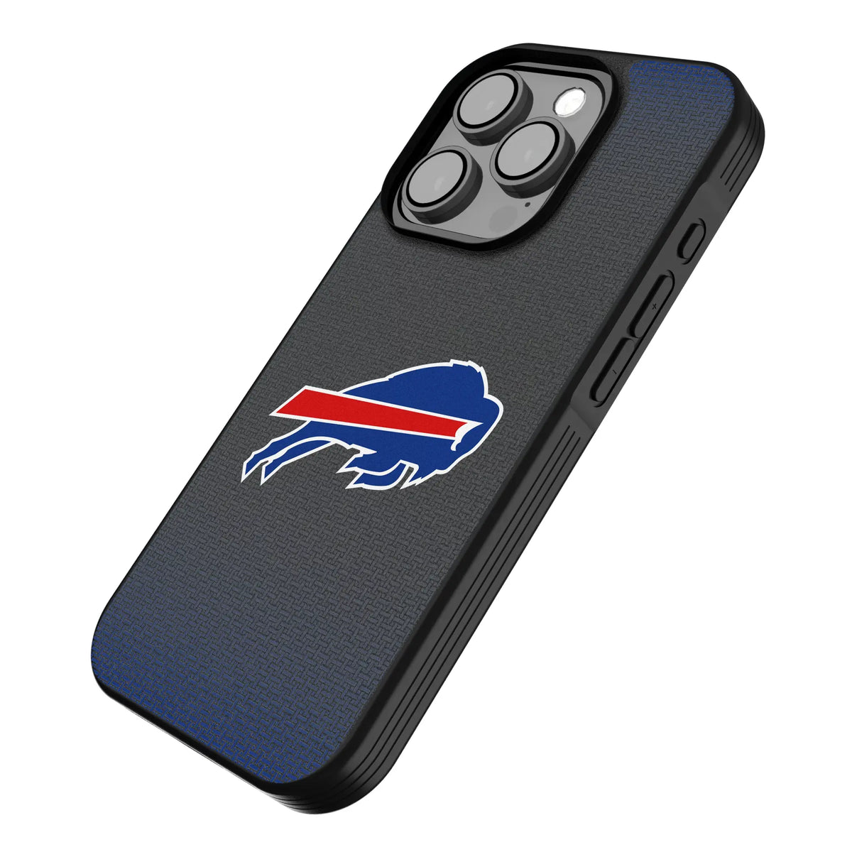 Buffalo Bills Linen iPhone Bump Phone Case for Apple iPhone - Isometric View