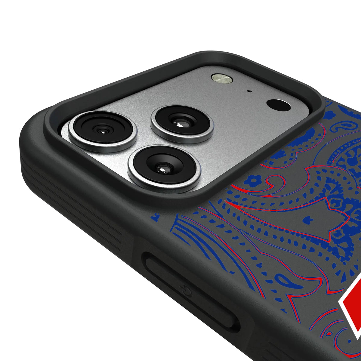 Buffalo Bills Paisley iPhone Bump Phone Case for Apple iPhone - Detail#Device_iPhone 17 Pro Max