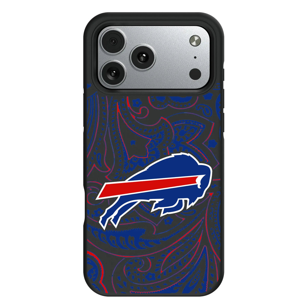Buffalo Bills Paisley iPhone Bump Phone Case for Apple iPhone#Device_iPhone 17 Pro Max
