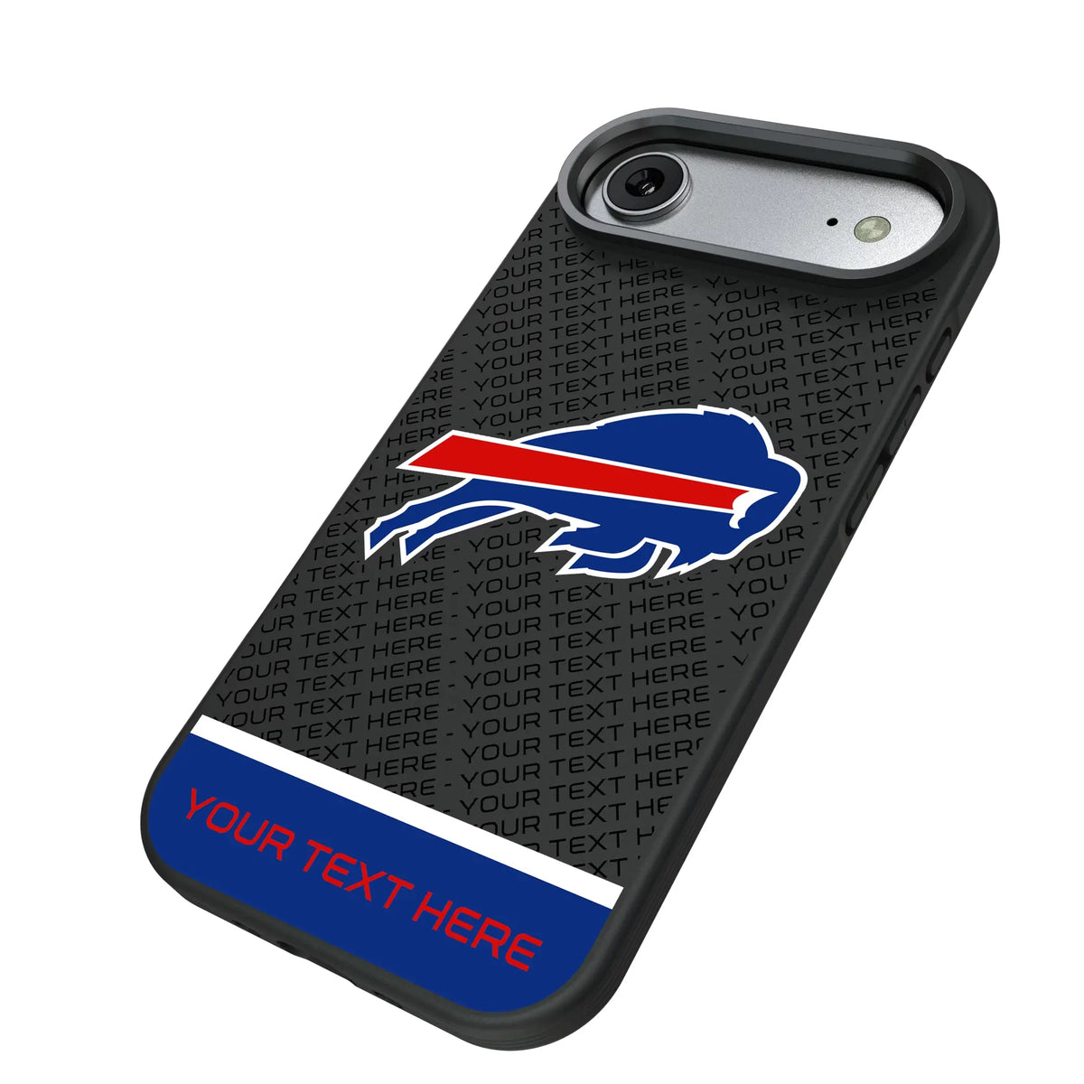 Buffalo Bills Personalized EndZone Plus iPhone Bump Phone Case for Apple iPhone - Isometric View#Device_iPhone Air