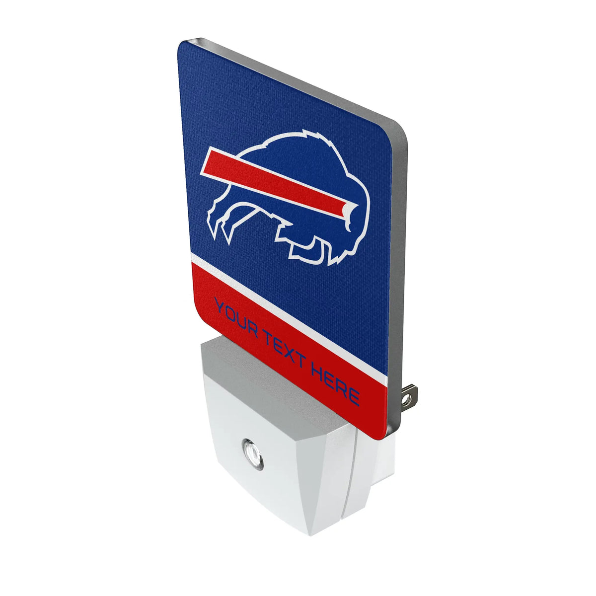 Buffalo Bills Personalized Endzone Solid Night Light 2-Pack - Isometric View