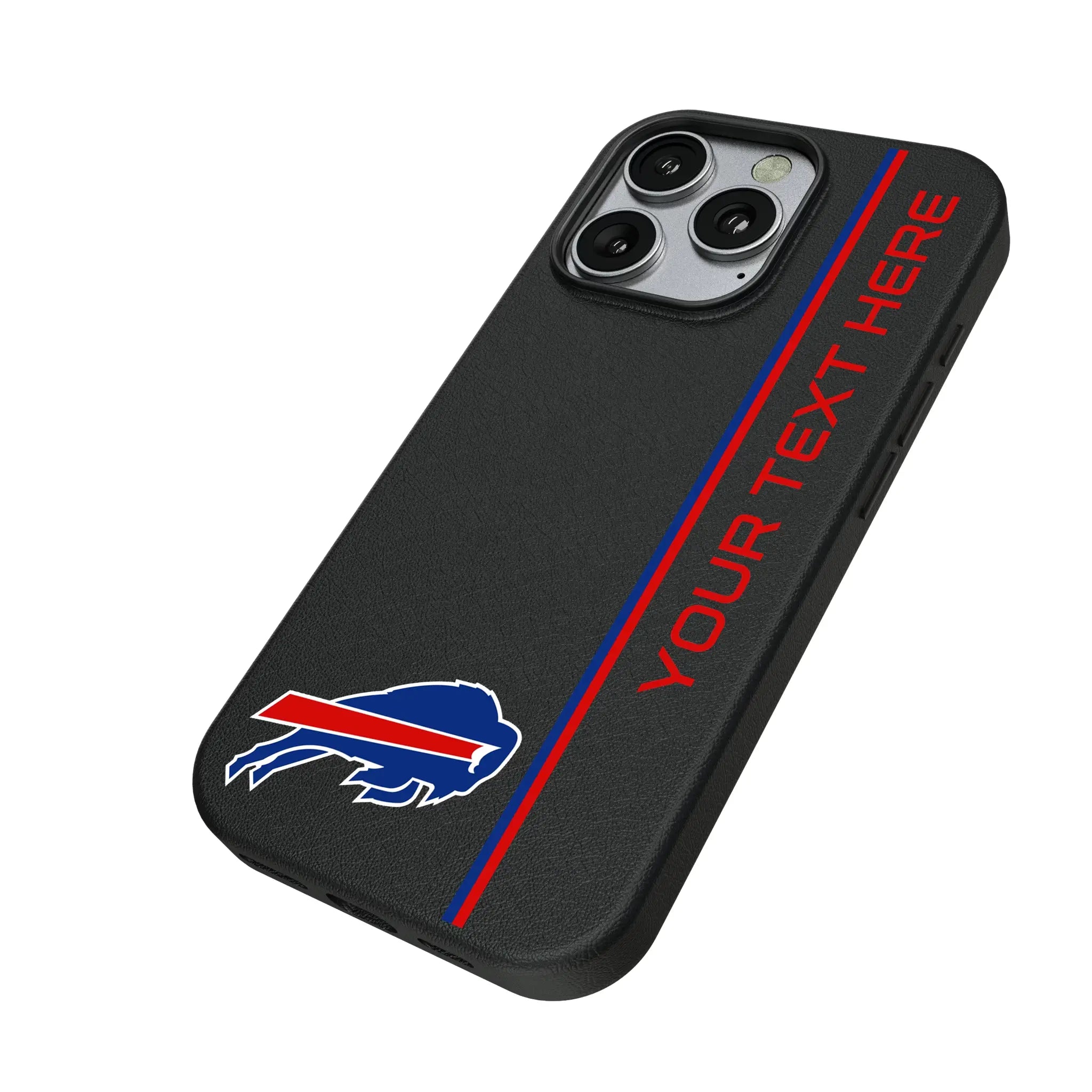 Buffalo Bills Personalized Sidebard iPhone MagSafe Compatible Phone Case for Apple iPhone - Isometric View
