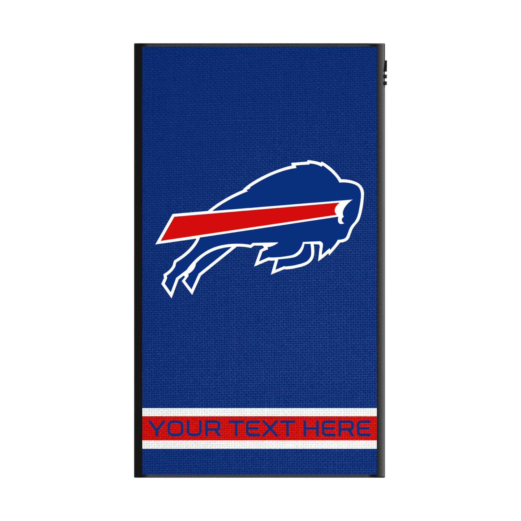 Buffalo Bills Personalized Stripe 5000mAh Flat Powerbank