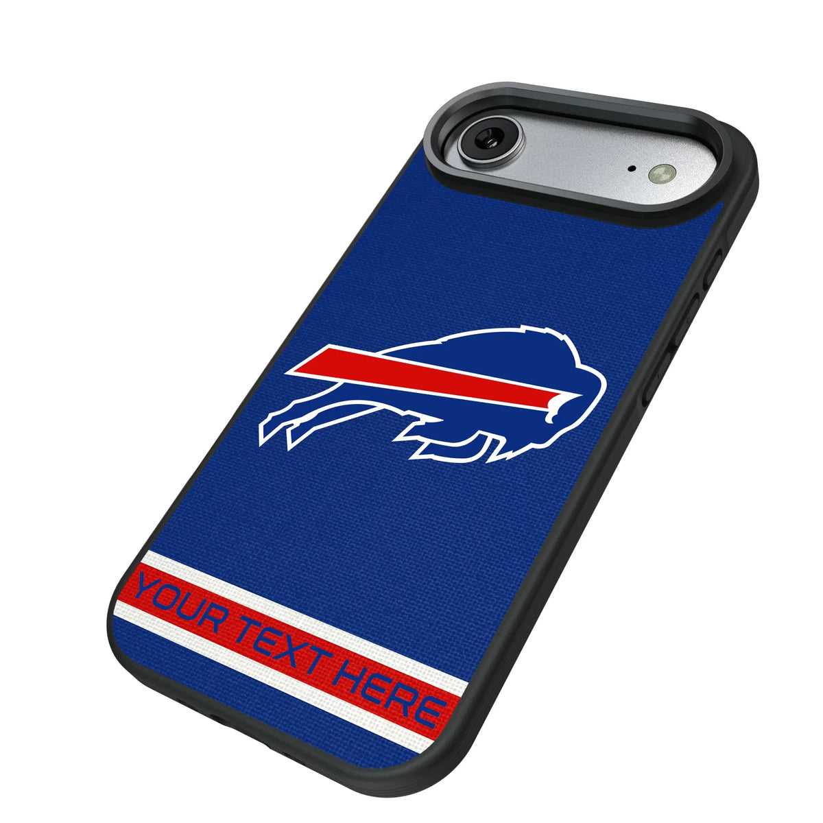 Buffalo Bills Personalized Stripe iPhone Bump Phone Case for Apple iPhone - Isometric View#Device_iPhone Air
