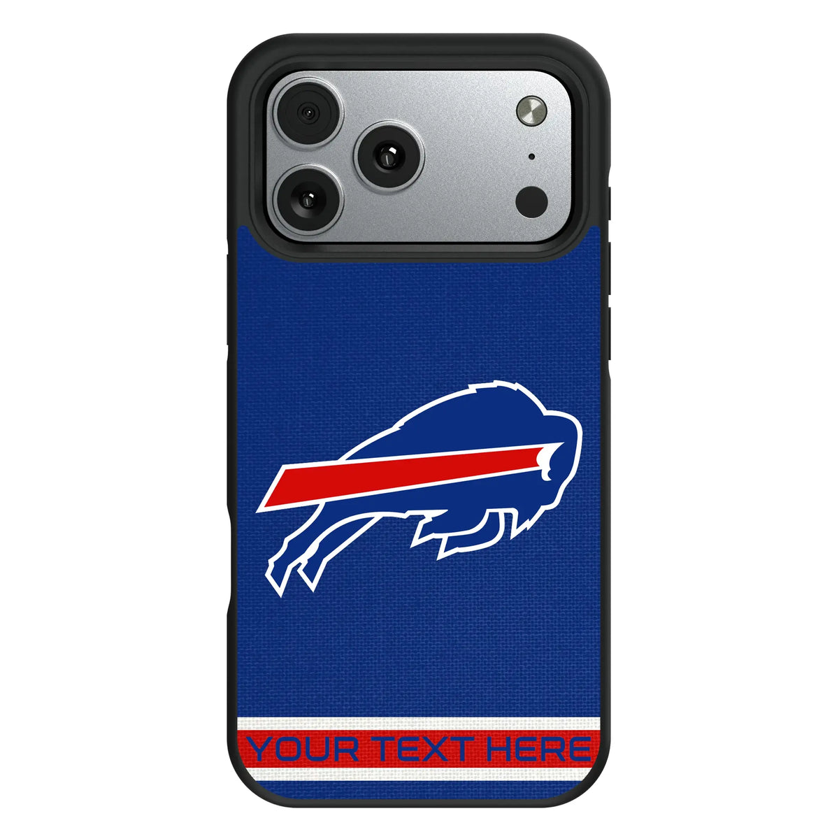 Buffalo Bills Personalized Stripe iPhone Bump Phone Case for Apple iPhone#Device_iPhone 17 Pro Max