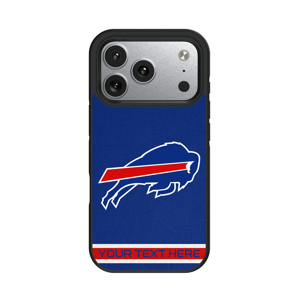 Buffalo Bills Personalized Stripe iPhone Bump Phone Case for Apple iPhone#Device_iPhone 17 Pro