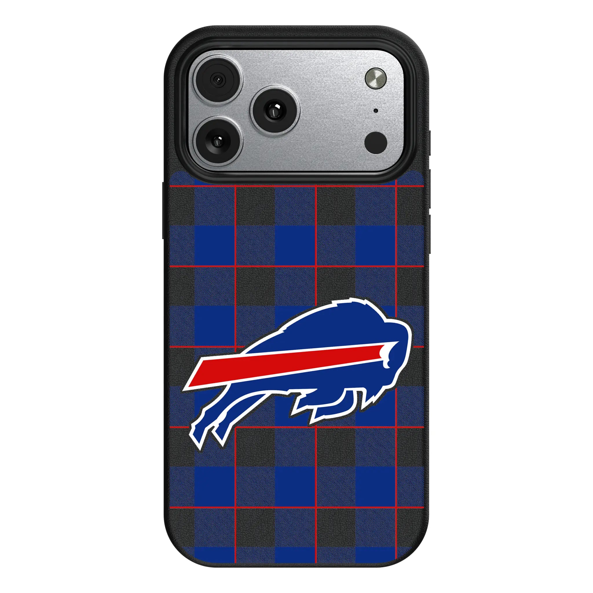 Buffalo Bills Plaid iPhone MagSafe Compatible Phone Case for Apple iPhone#Device_iPhone 17 Pro Max