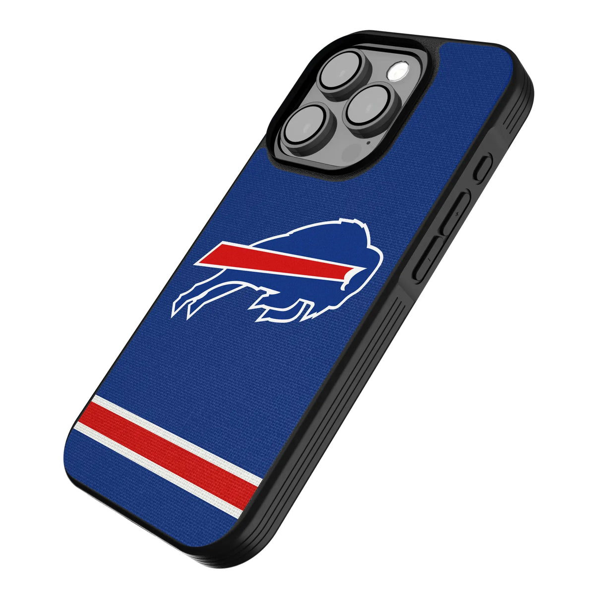 Buffalo Bills Stripe iPhone Bump Phone Case for Apple iPhone - Isometric View