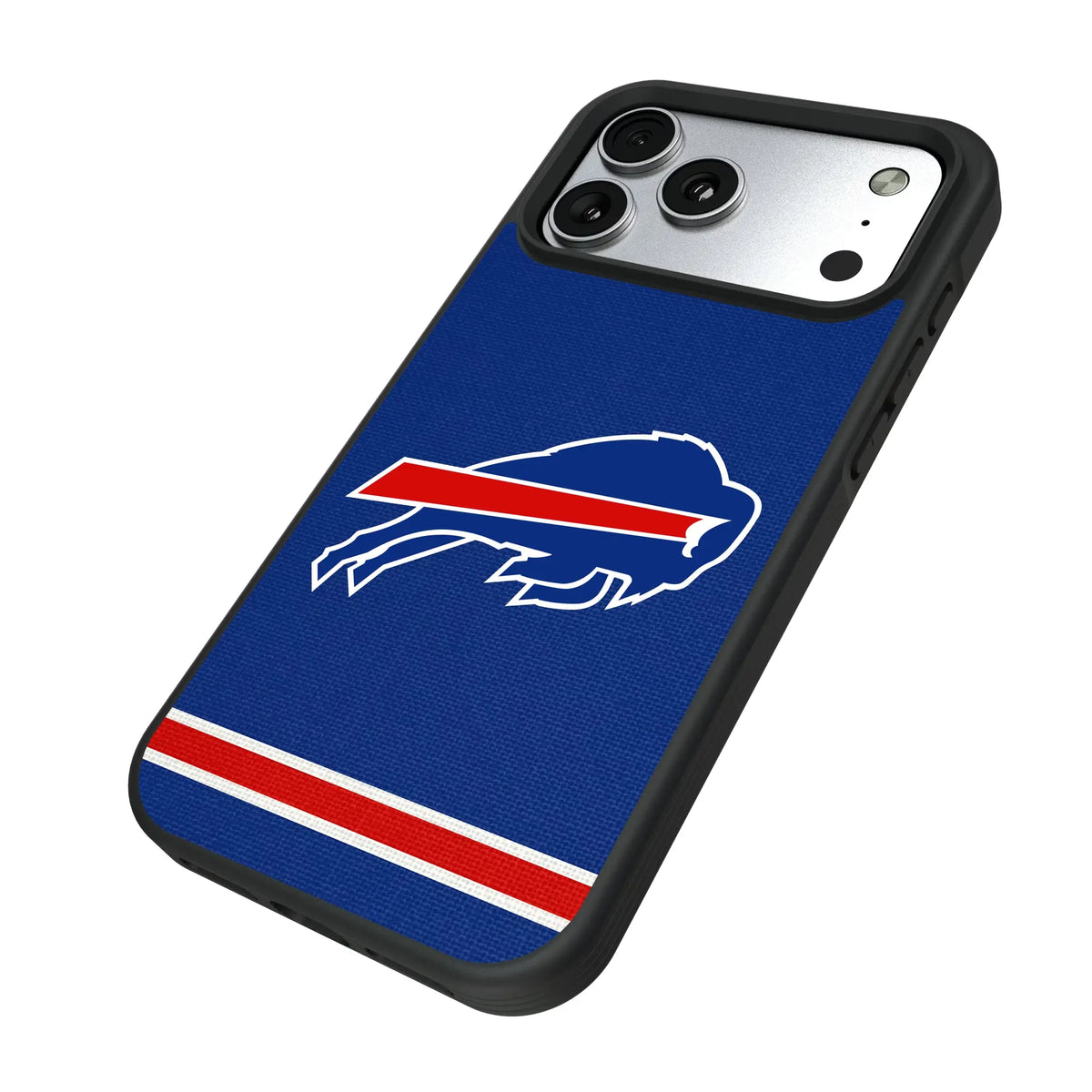 Buffalo Bills Stripe iPhone Bump Phone Case for Apple iPhone - Isometric View#Device_iPhone 17 Pro Max