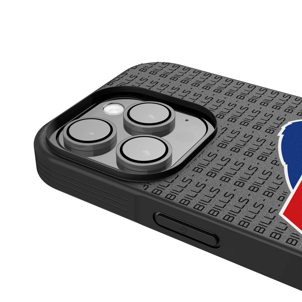 Buffalo Bills Text Backdrop iPhone Bump Phone Case for Apple iPhone - Detail