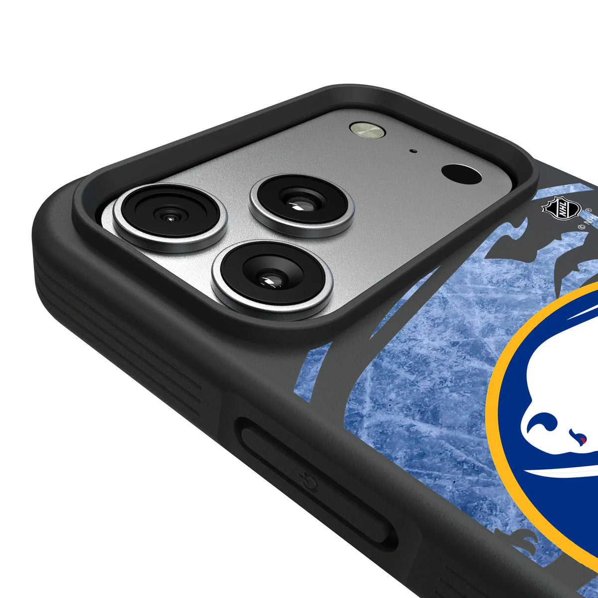 Buffalo Sabres Ice Tilt iPhone Bump Phone Case for Apple iPhone - Detail#Device_iPhone 17 Pro Max