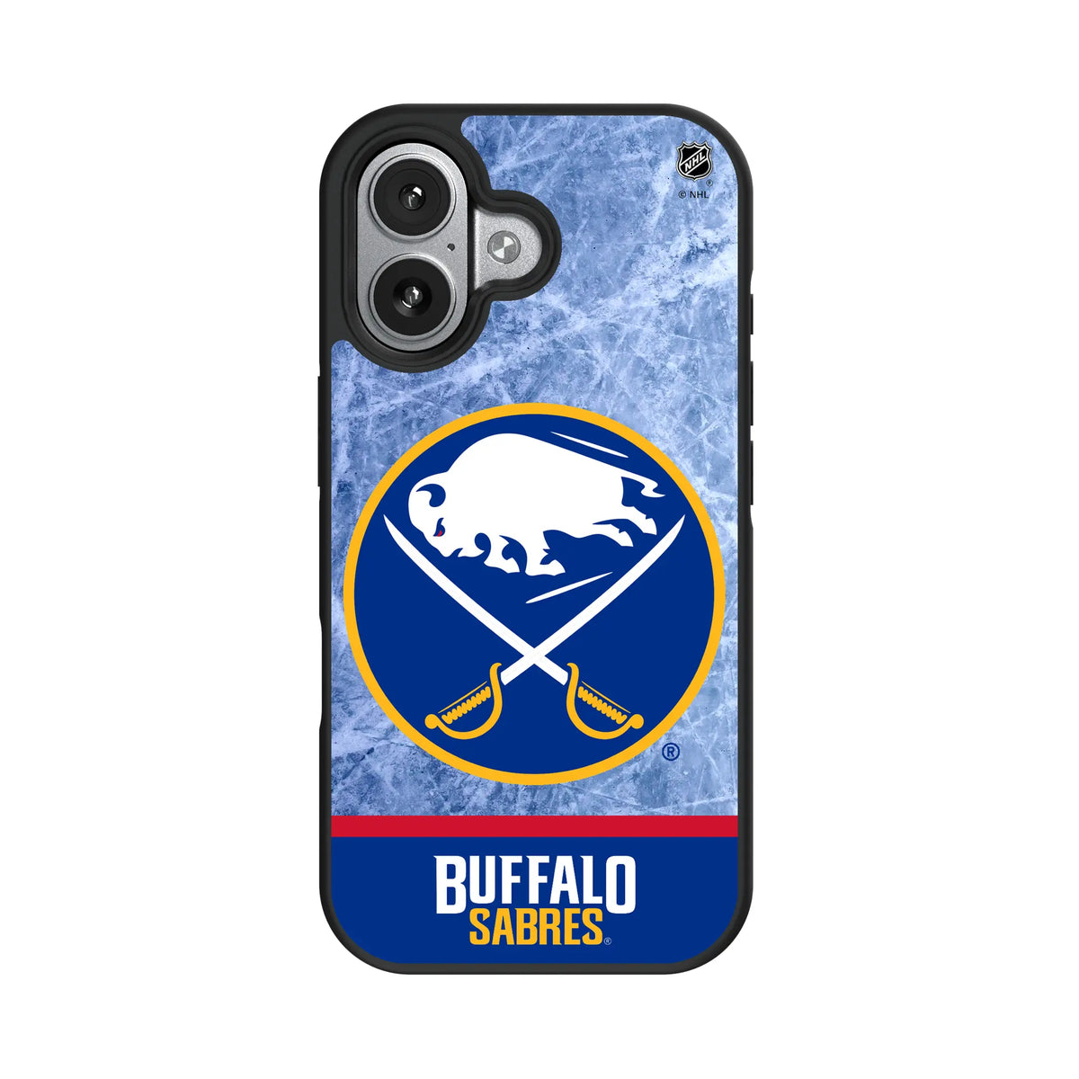 Buffalo Sabres Ice Wordmark iPhone Bump Phone Case for Apple iPhone#Device_iPhone 17