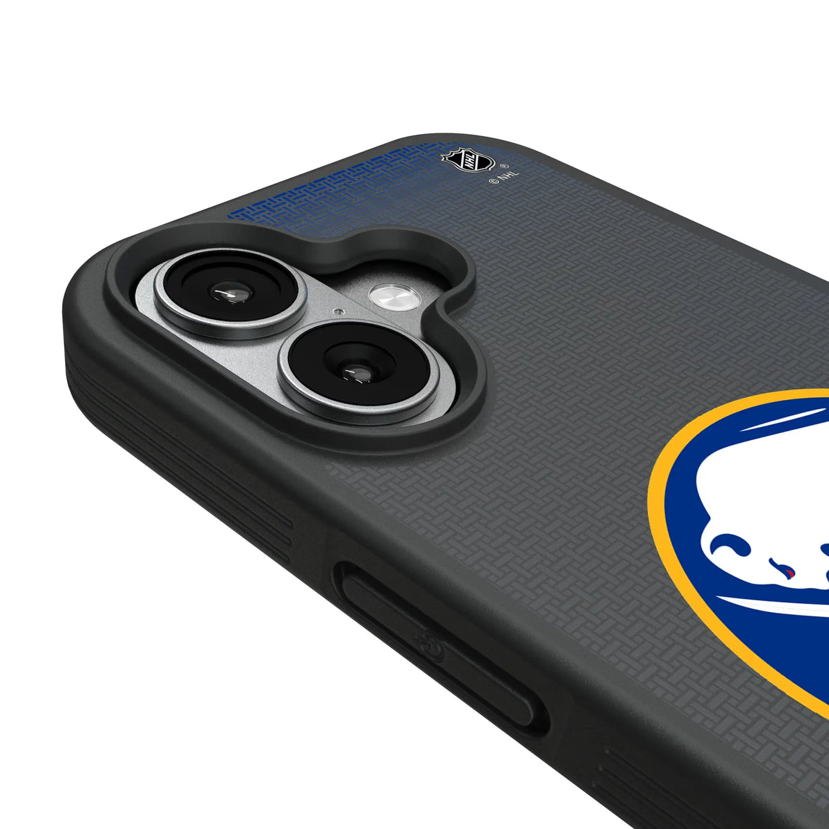 Buffalo Sabres Linen iPhone Bump Phone Case for Apple iPhone - Detail#Device_iPhone 17