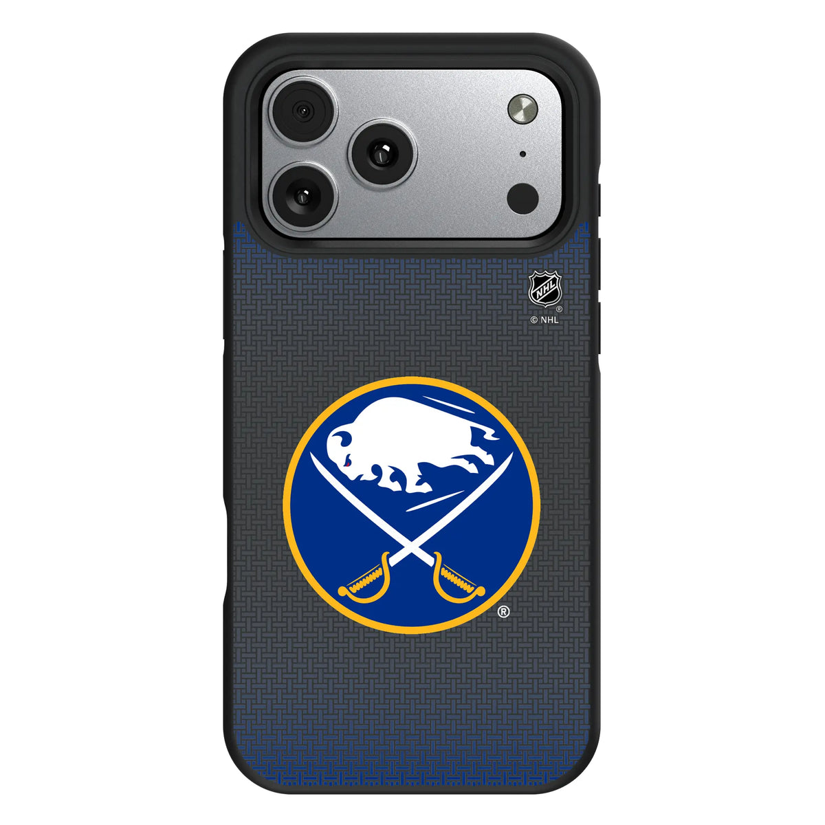 Buffalo Sabres Linen iPhone Bump Phone Case for Apple iPhone#Device_iPhone 17 Pro Max