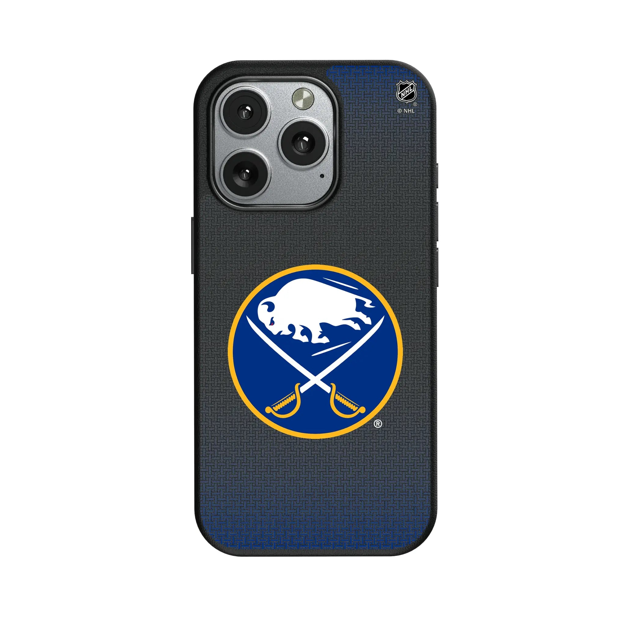 Buffalo Sabres Linen iPhone MagSafe Compatible Phone Case for Apple iPhone