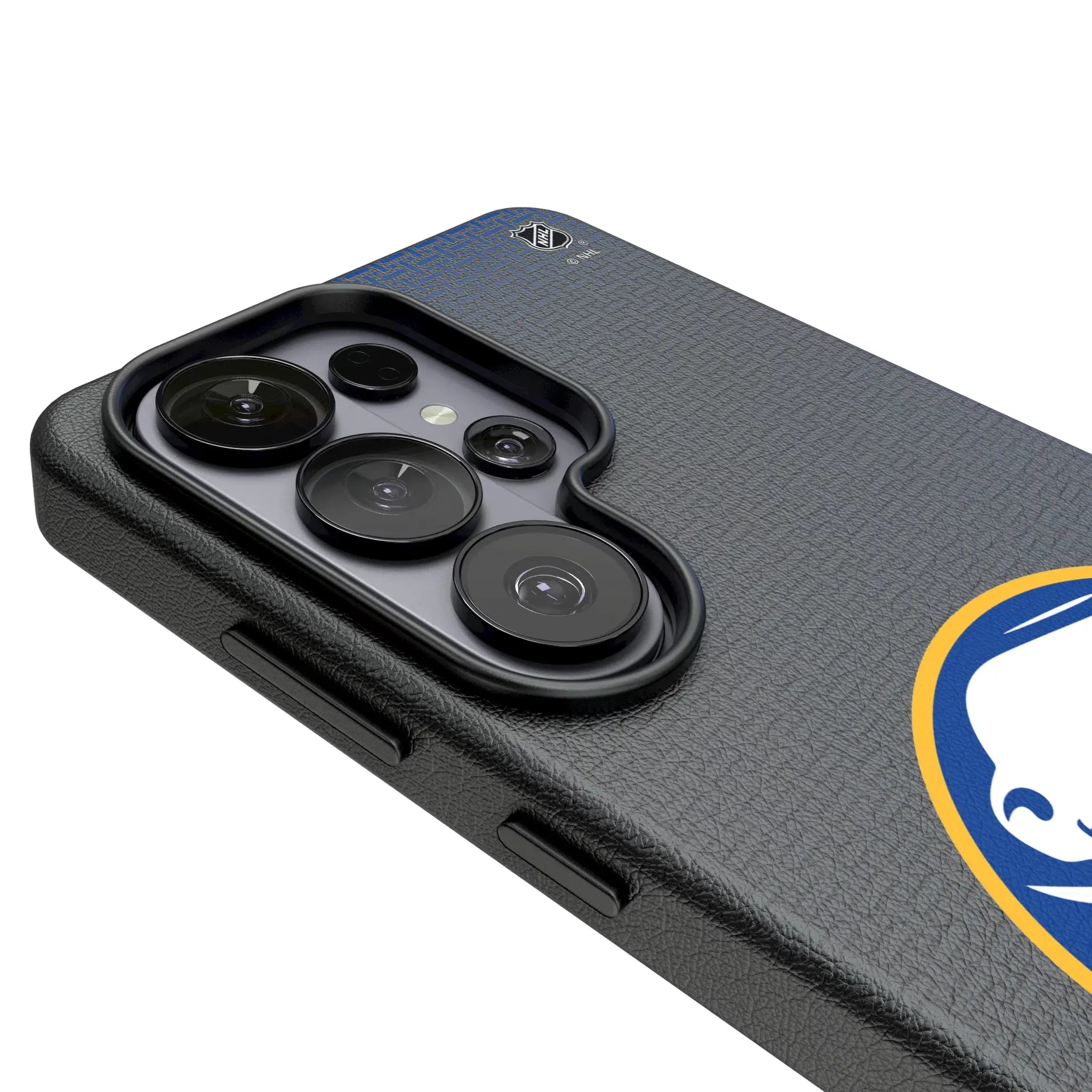 Buffalo Sabres Linen Galaxy MagSafe Compatible Phone Case for Samsung Galaxy - Detail#Device_Galaxy S26 Ultra