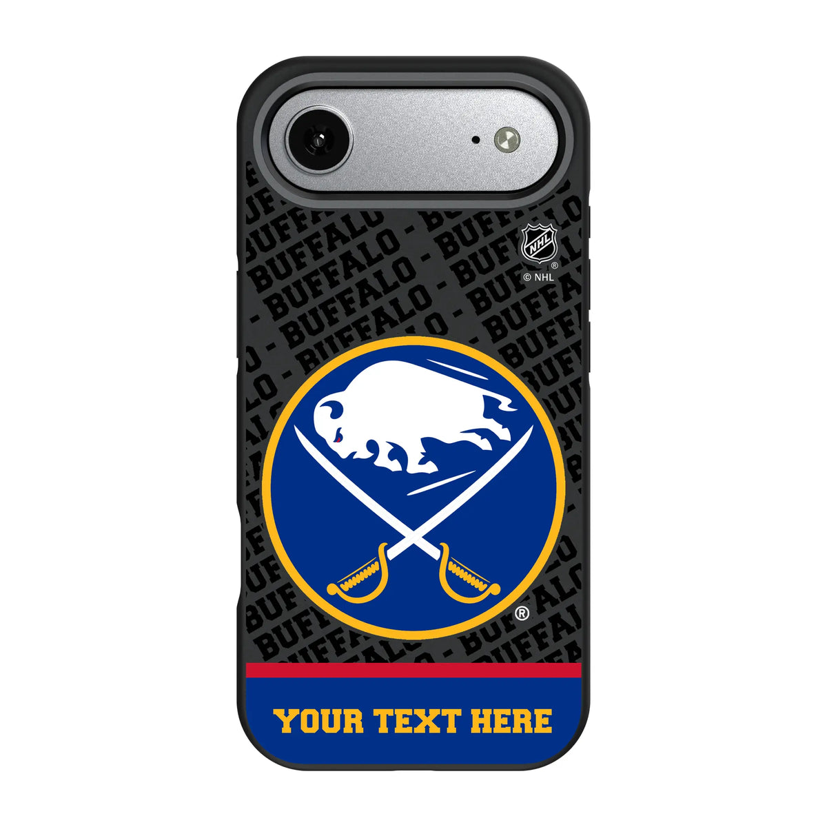 Buffalo Sabres Personalized EndZone Plus iPhone Bump Phone Case for Apple iPhone#Device_iPhone Air