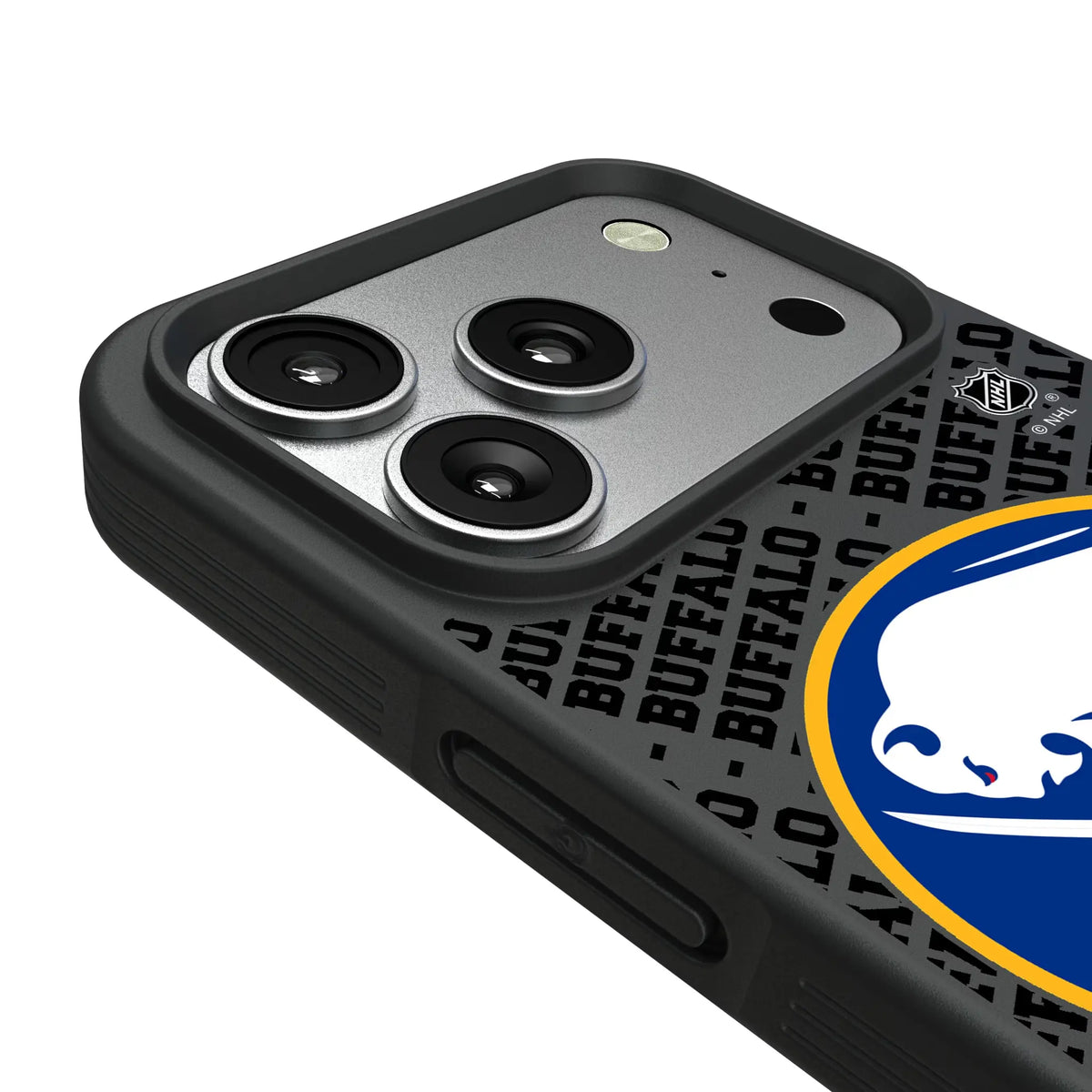 Buffalo Sabres Personalized EndZone Plus iPhone Bump Phone Case for Apple iPhone - Detail#Device_iPhone 17 Pro