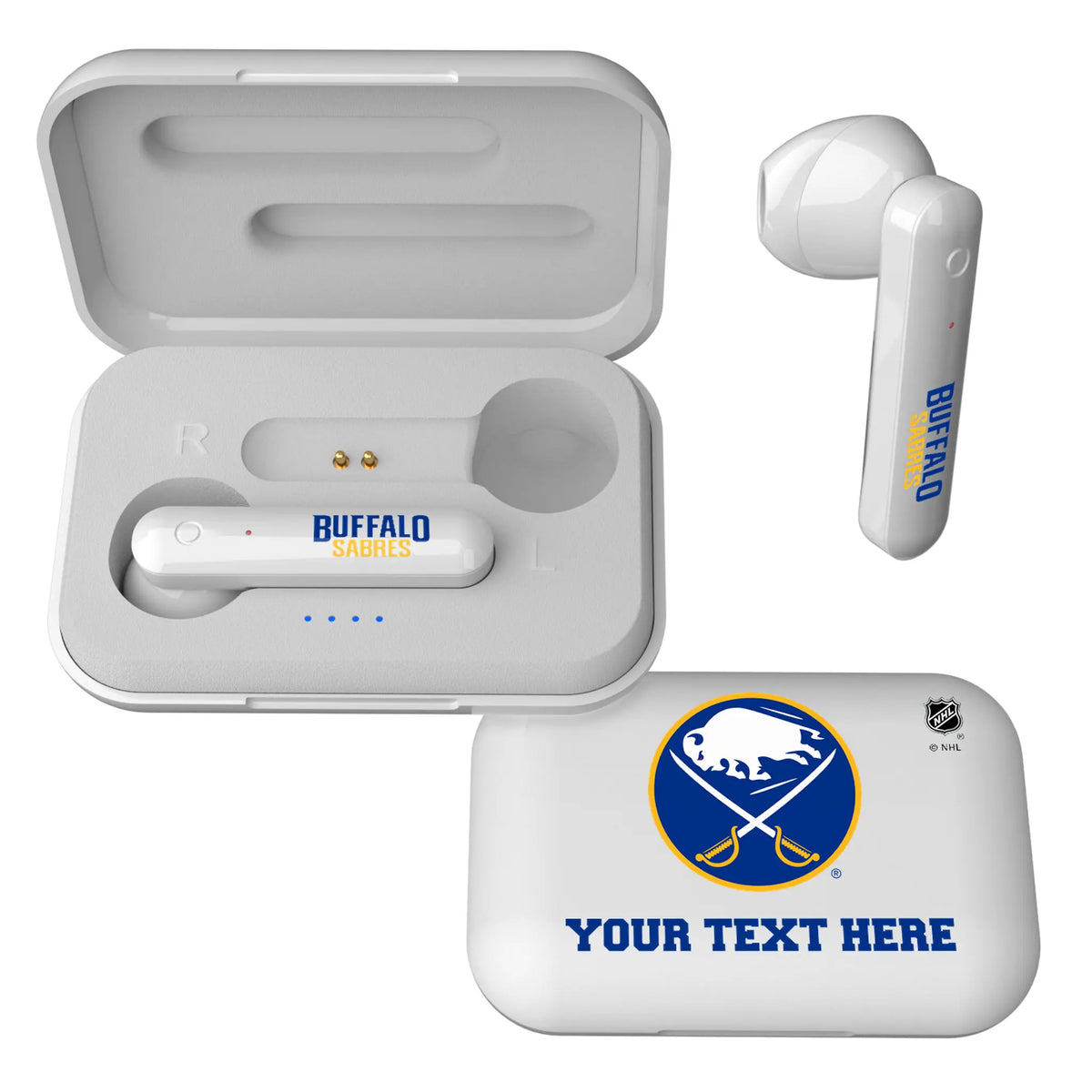 Buffalo Sabres Personalized Insignia Wireless TWS Earbuds