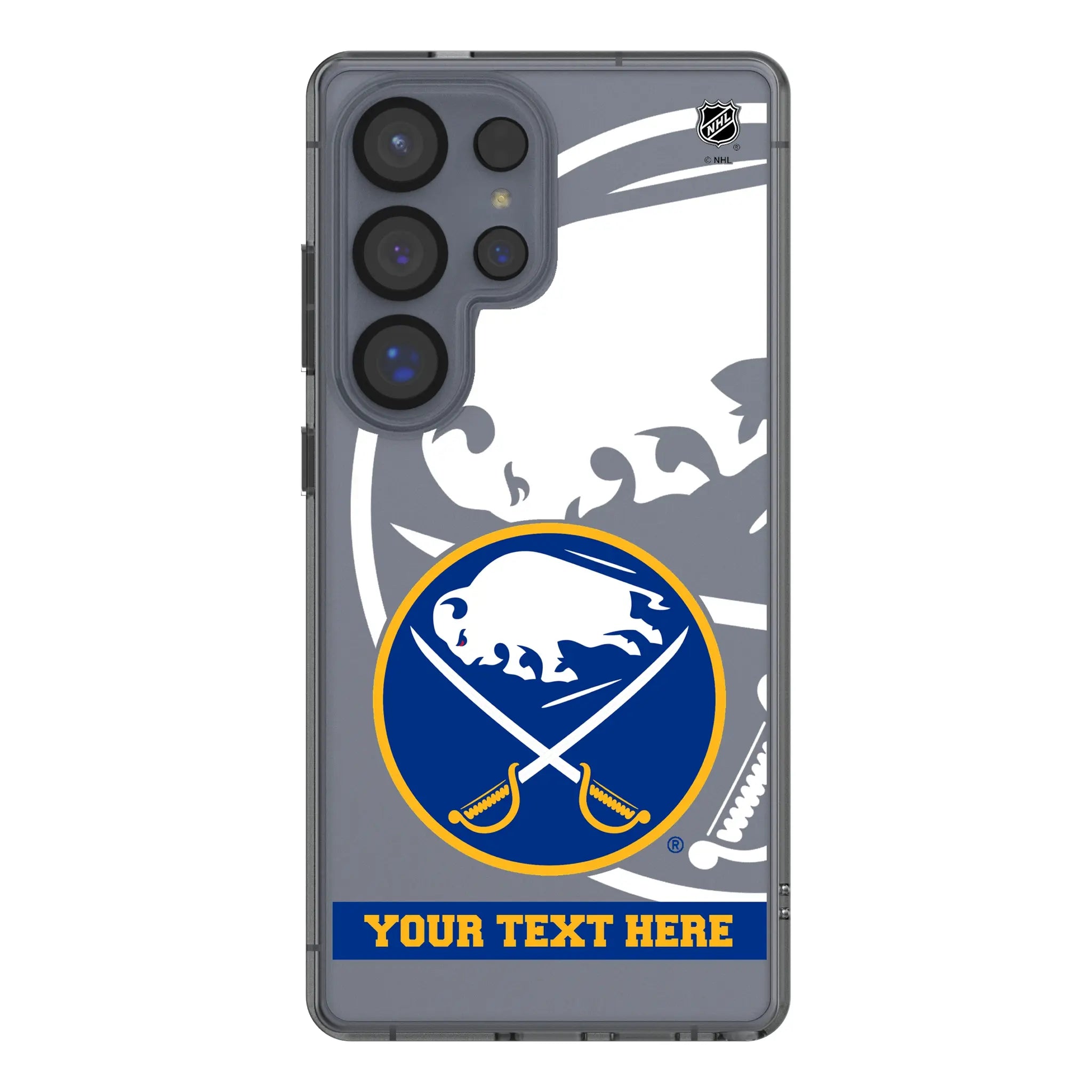 Buffalo Sabres Personalized Tilt Galaxy Clear Phone Case for Samsung Galaxy#Device_Galaxy S25 Ultra