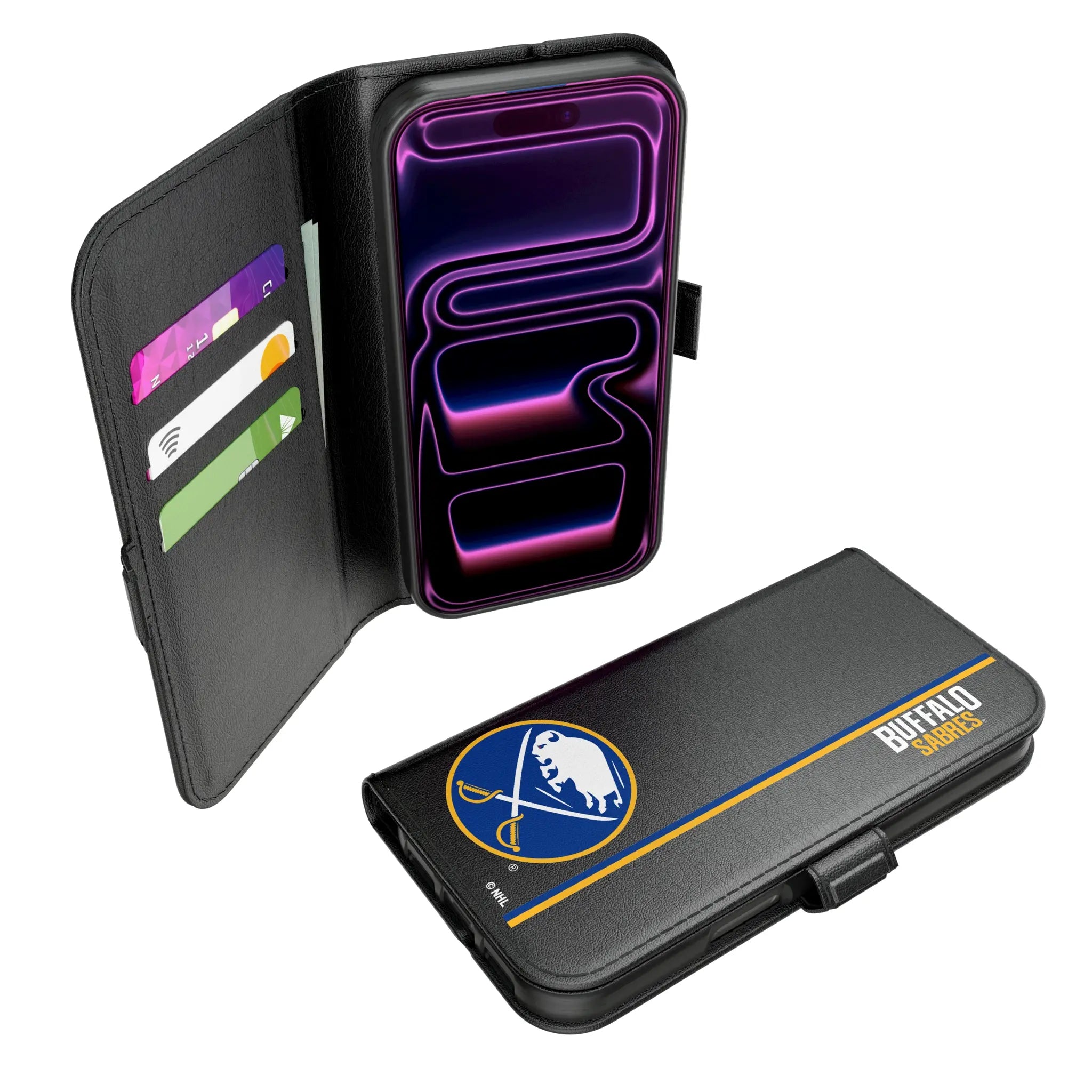 Buffalo Sabres Sidebar iPhone Folio Phone Case for Apple iPhone#Device_iPhone 17 Pro